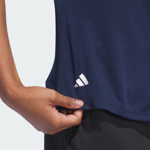 Women's Solid Performance Short Sleeve Polo Shirt 상세 이미지 6
