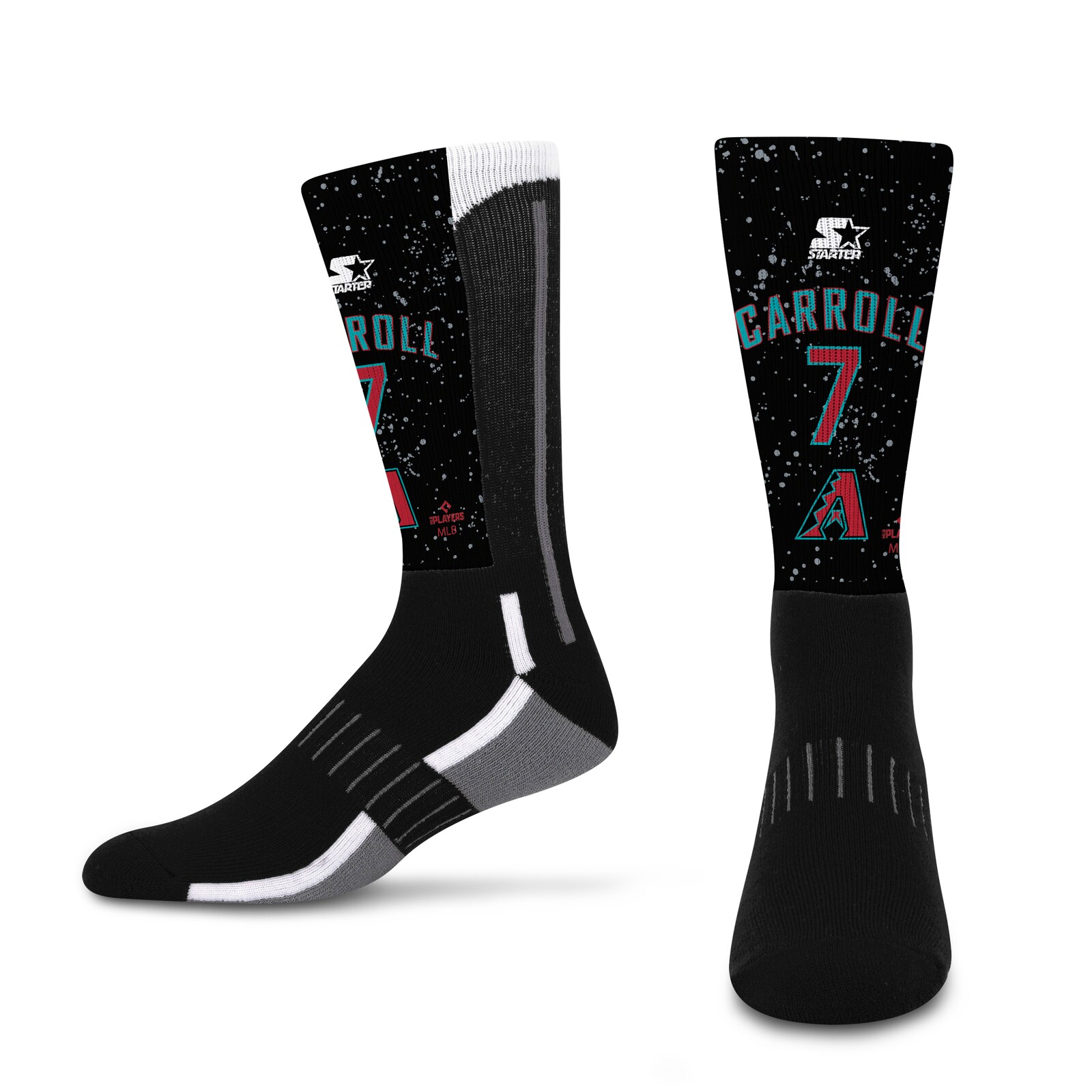 남녀공용 Arizona Diamondbacks Corbin Carroll Starter 저지 아치 네오 2종 양말 세트 상세 이미지 4
