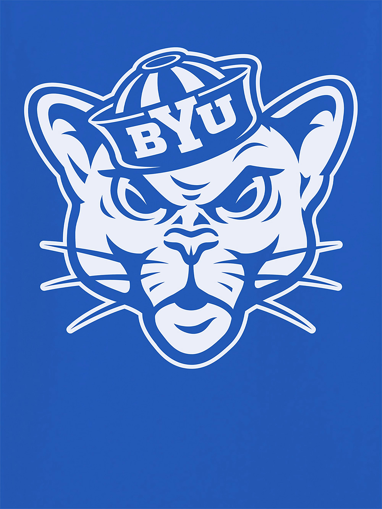 남성용 Brigham Young University BYU Big Mascot 그래픽 티셔츠 상세 이미지 2