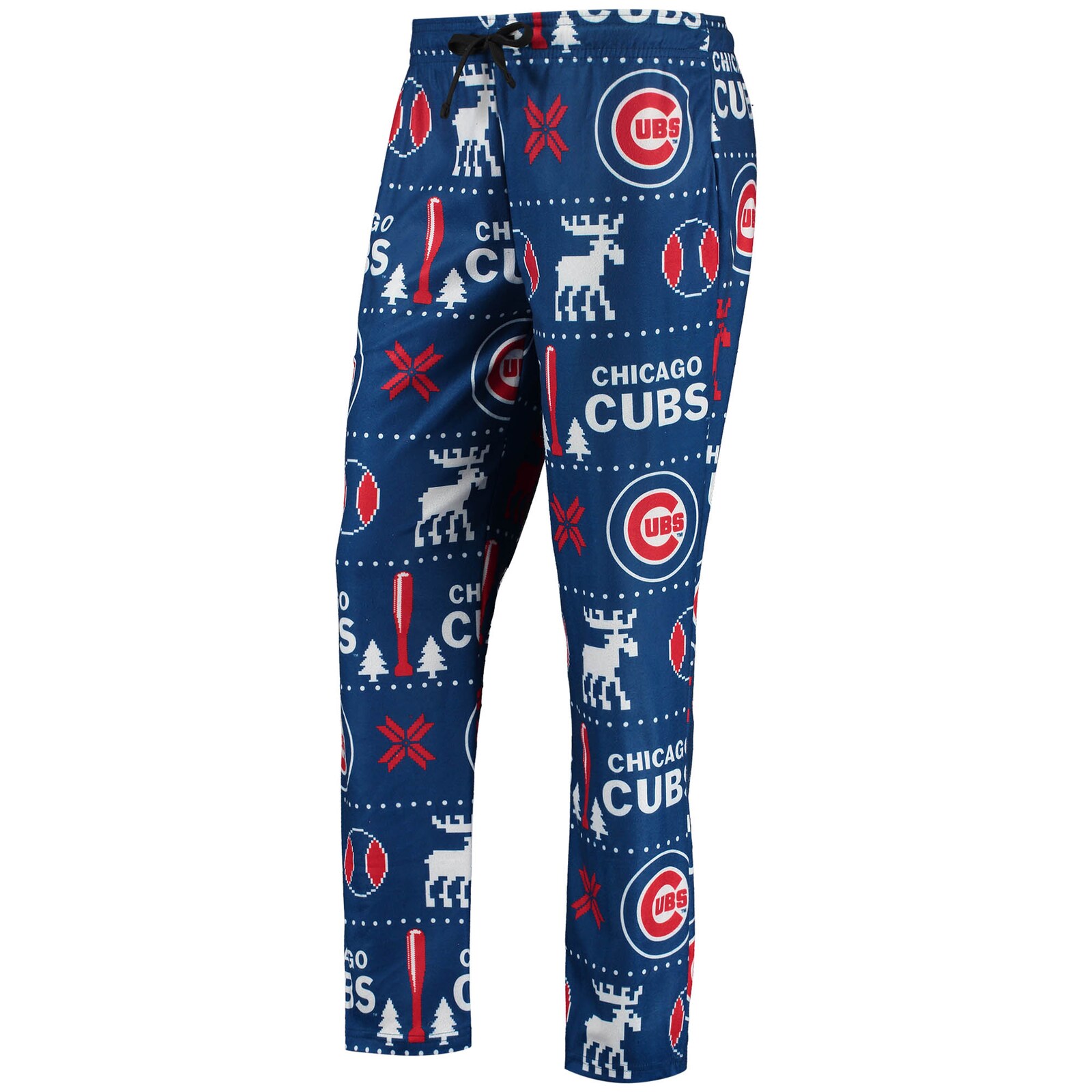 여성용 Chicago Cubs FOCO 로열 어글리 파자마 세트 상세 이미지 5