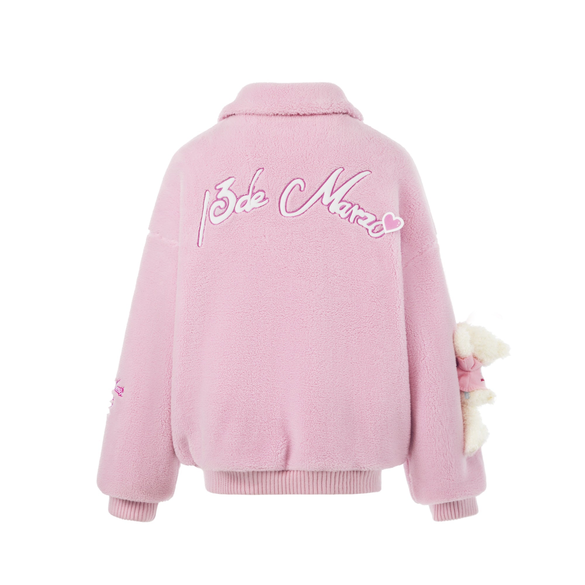 Hello Kitty 곰 플리스 코트 상세 이미지 3