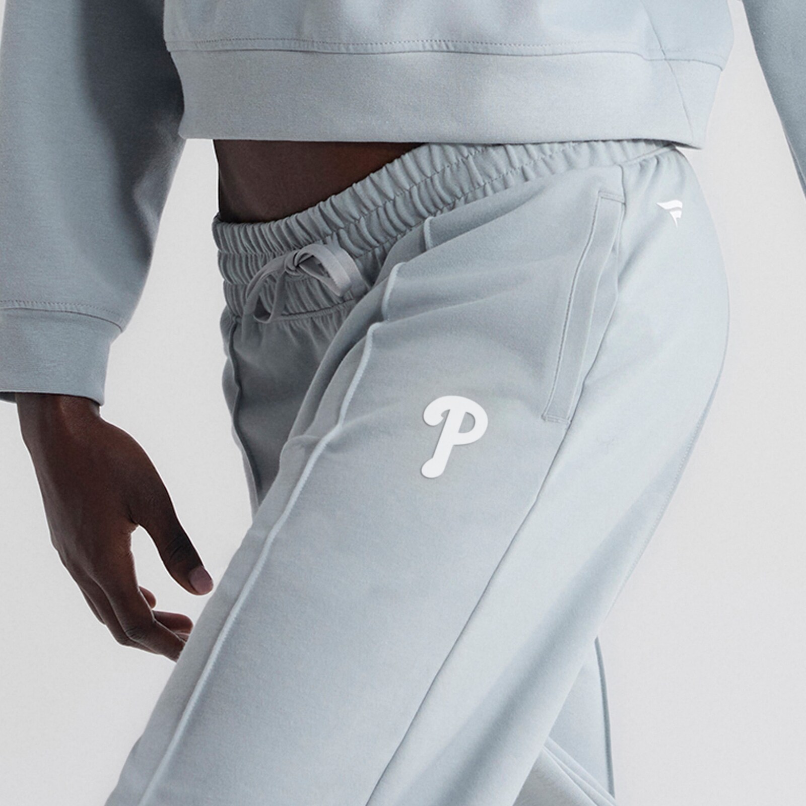 여성용 Philadelphia Phillies Fanatics 그레이 Clutch 트라이블렌드 팬츠 상세 이미지 6