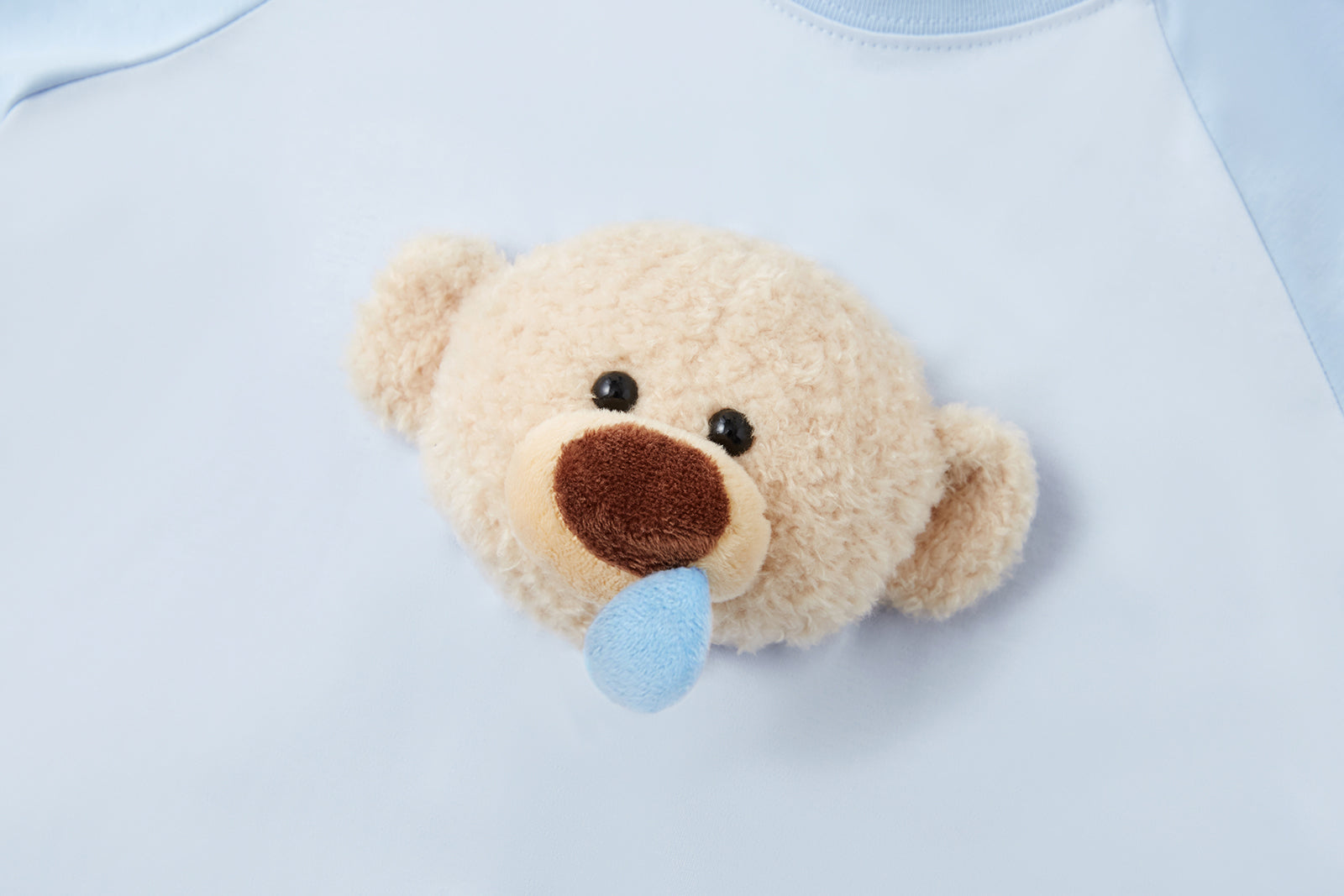 BabyBear 멍한 표정 티셔츠 블루 상세 이미지 7