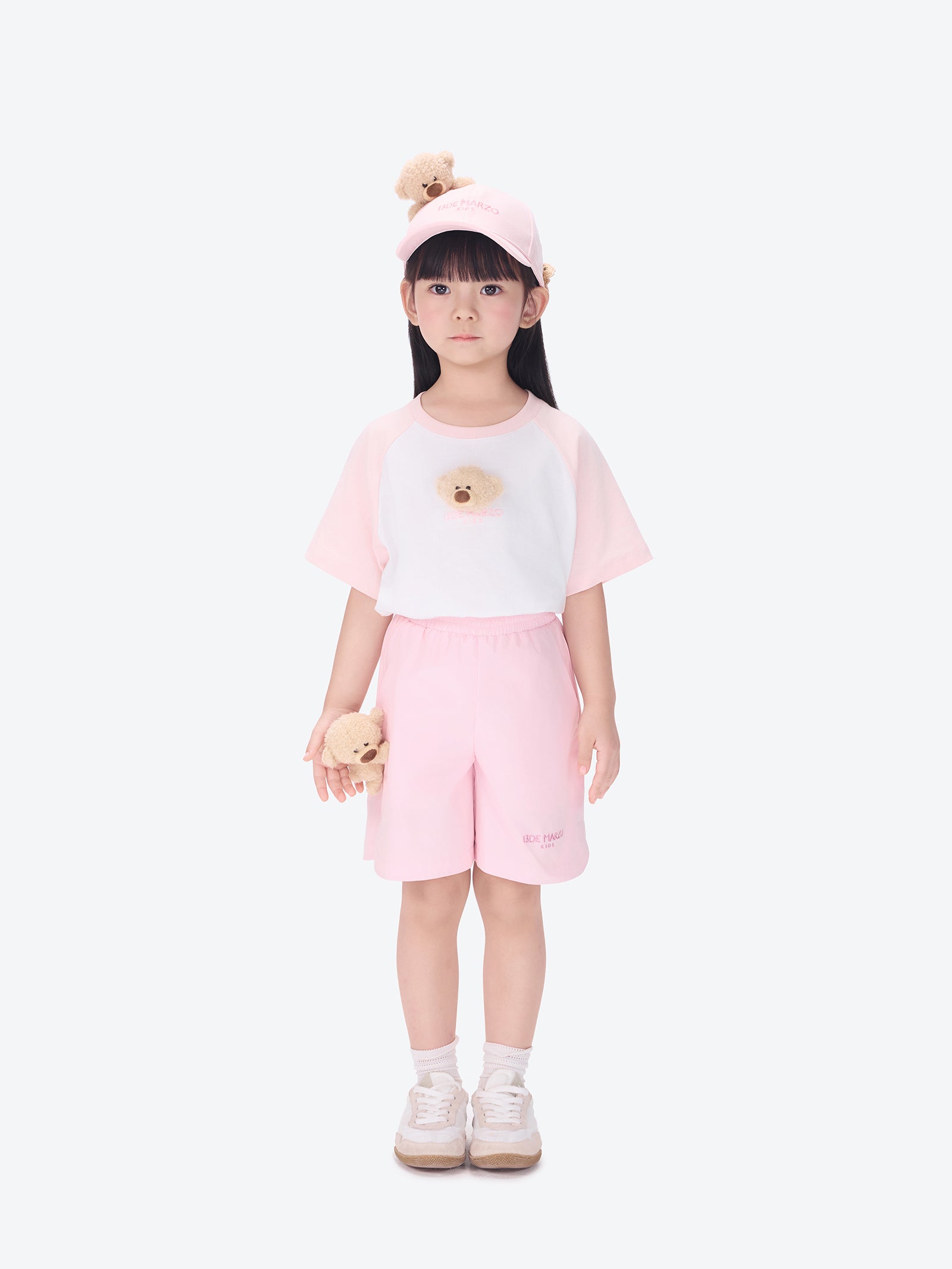 베이비베어 베이스볼 캡 핑크 상세 이미지 2