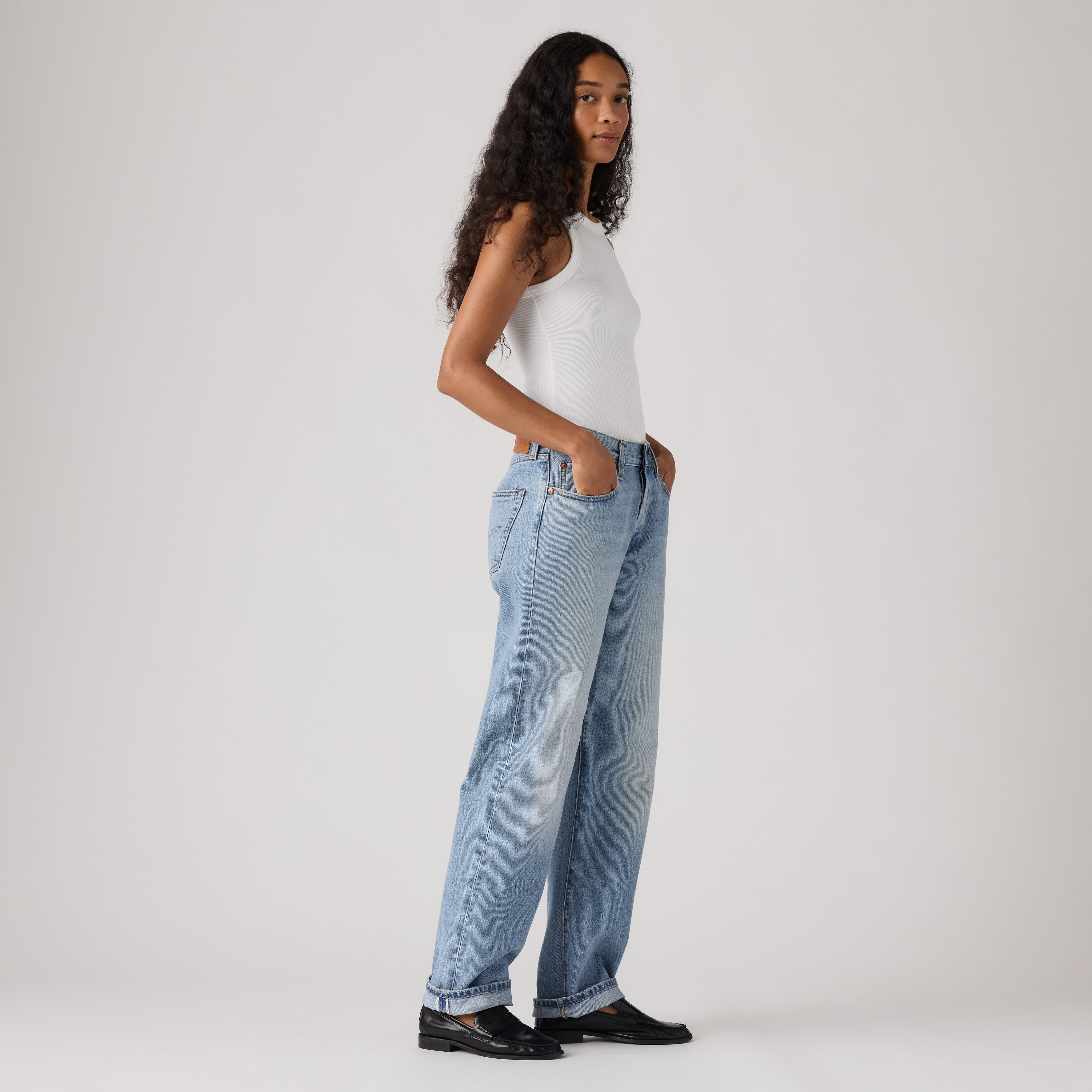 501® '90s 셀비지 여성용 청바지 상세 이미지 5