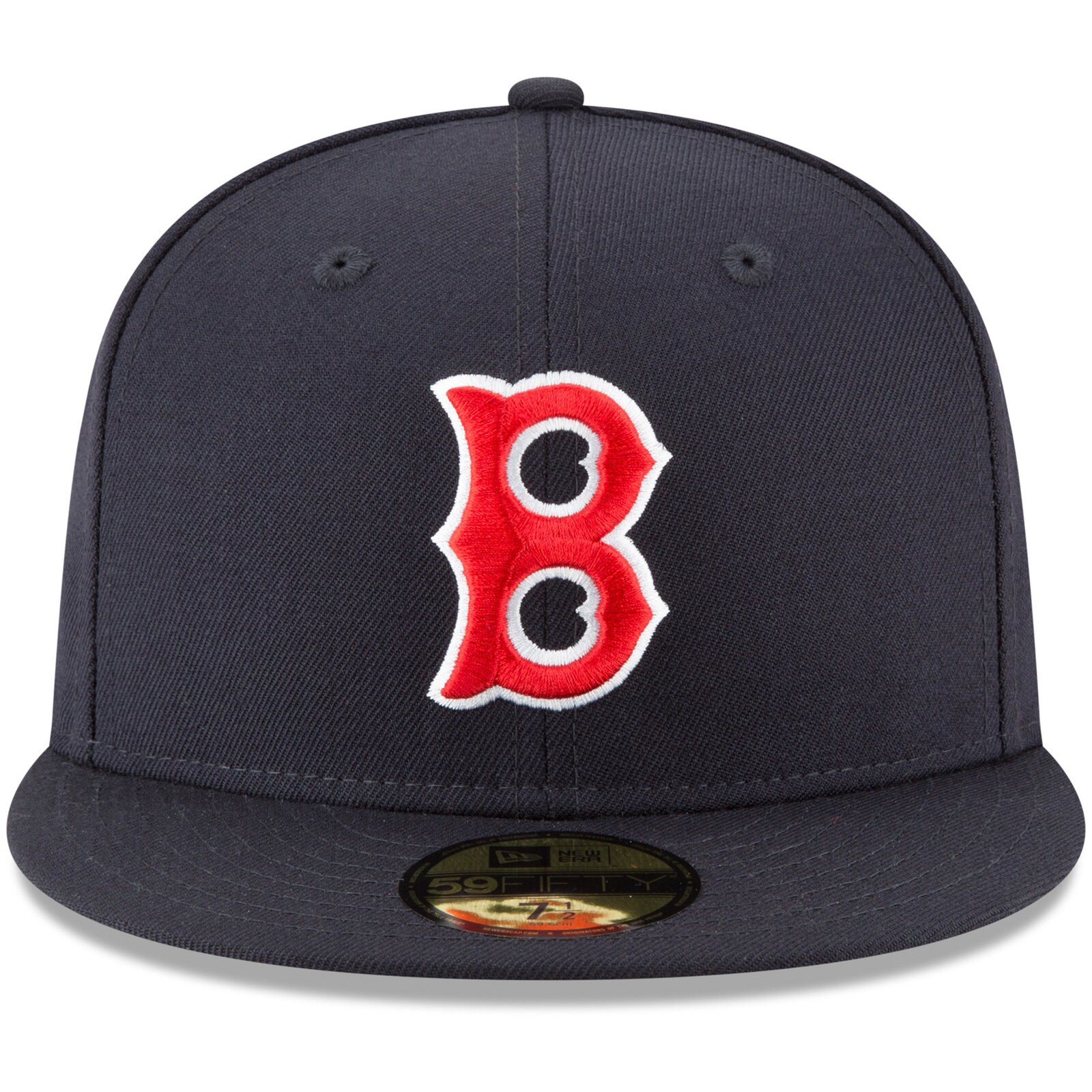 남성용 Boston Red Sox New Era 네이비 쿠퍼스타운 컬렉션 울 59FIFTY 피티드 모자 상세 이미지 3