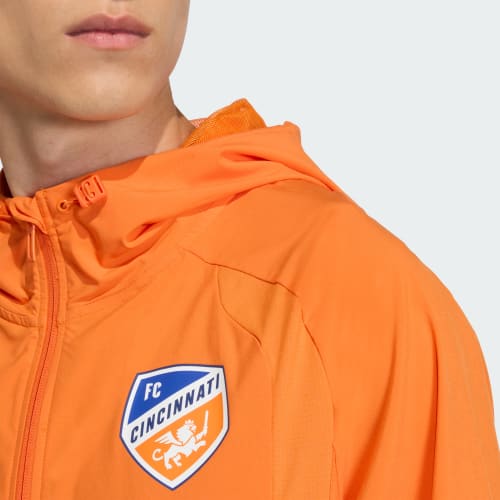 FC Cincinnati Tiro Tech Full Zip Windbreaker 상세 이미지 5