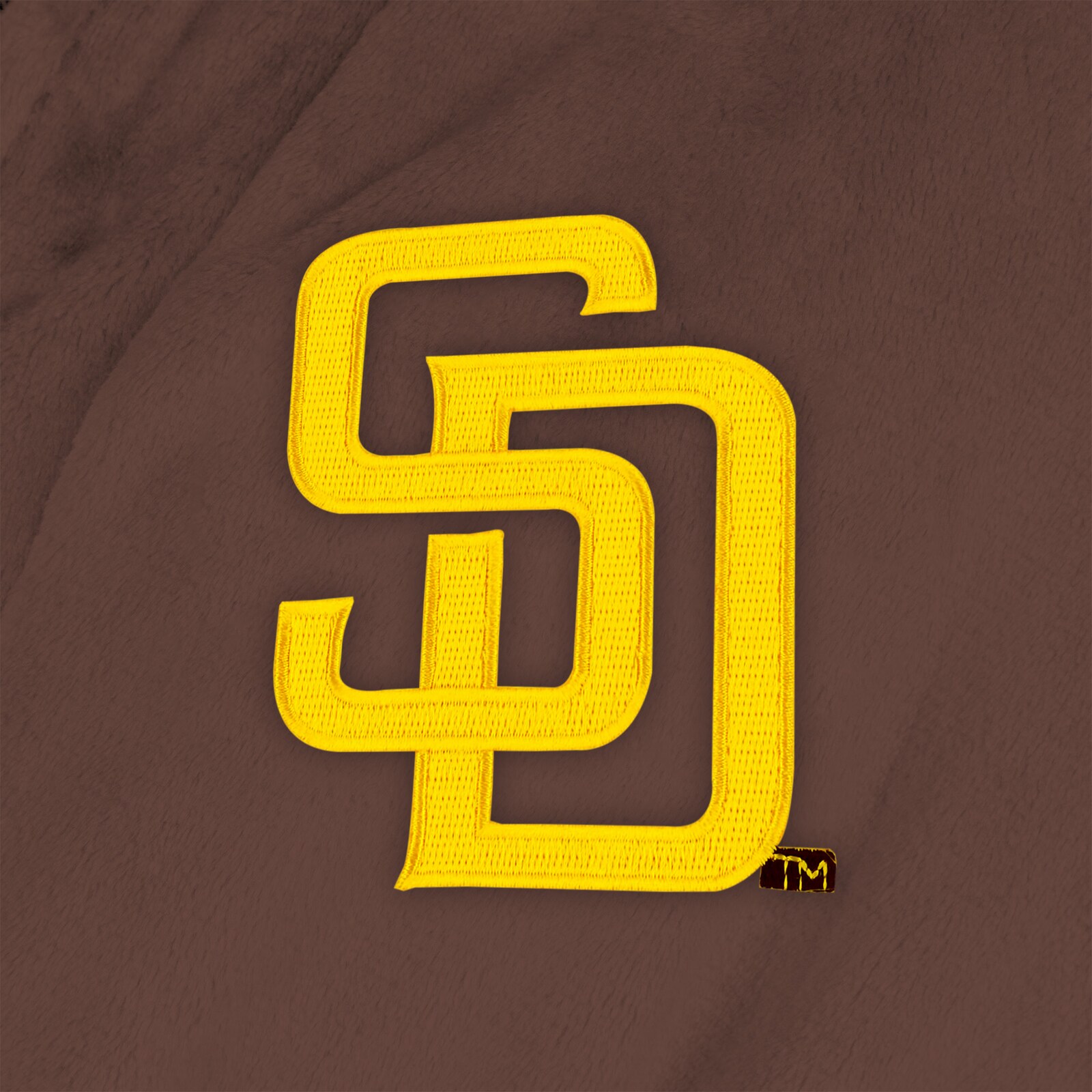 남성용 San Diego Padres The Northwest Group 브라운 실크 터치 로브 상세 이미지 5