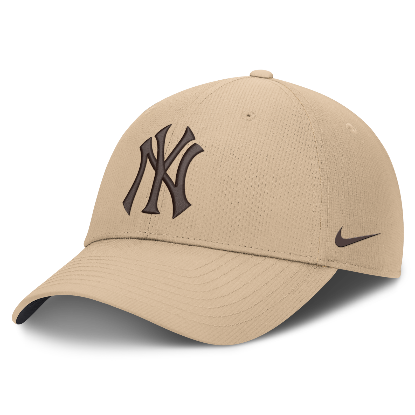 남성용 New York Yankees Nike 카키 데저트 립스톱 클럽 조절식 모자 상세 이미지 2