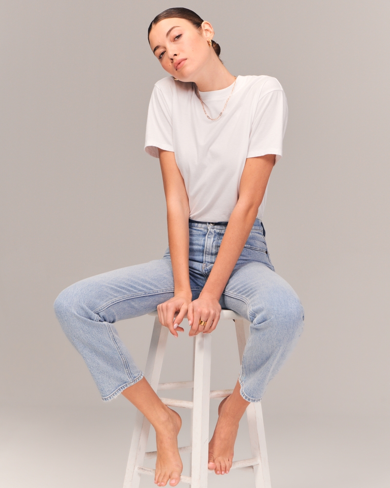 Ultra High Rise Ankle Straight Jean 상세 이미지 7