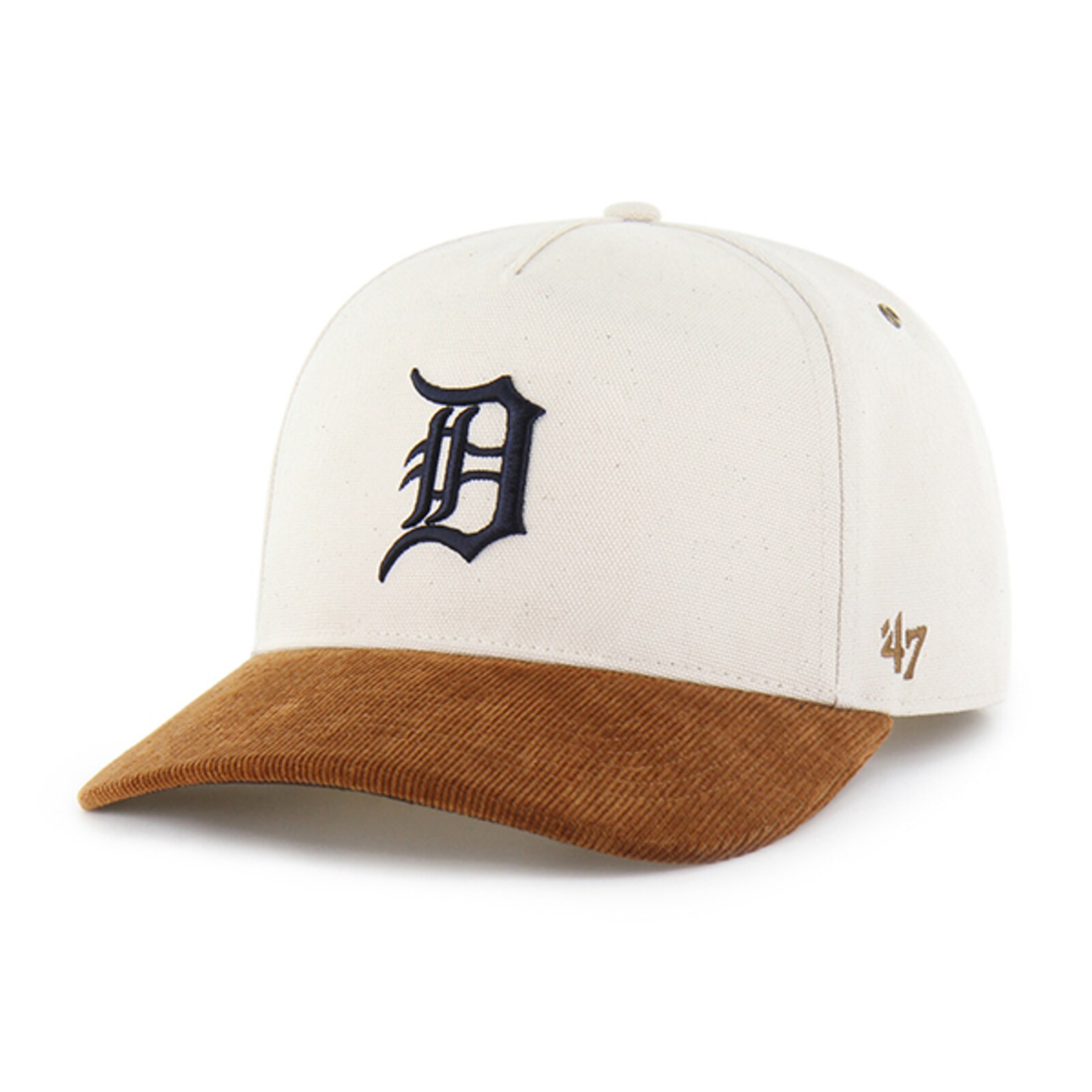 남성용 Detroit Tigers Carhartt x '47 내추럴/브라운 무염색 릴랙스드 Hitch 조절식 모자