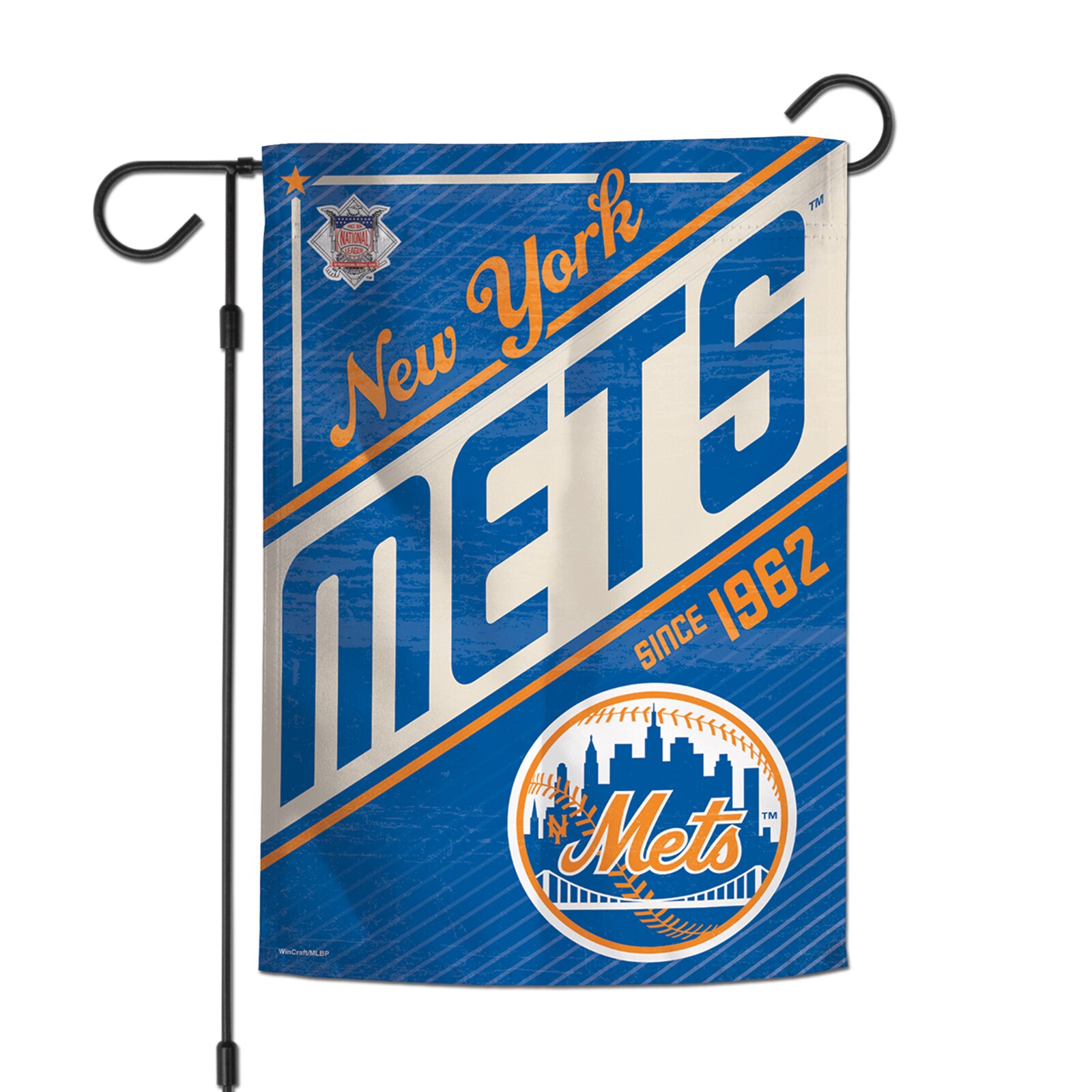 WinCraft New York Mets 양면 12'' x 18'' 가든 깃발 상세 이미지 2