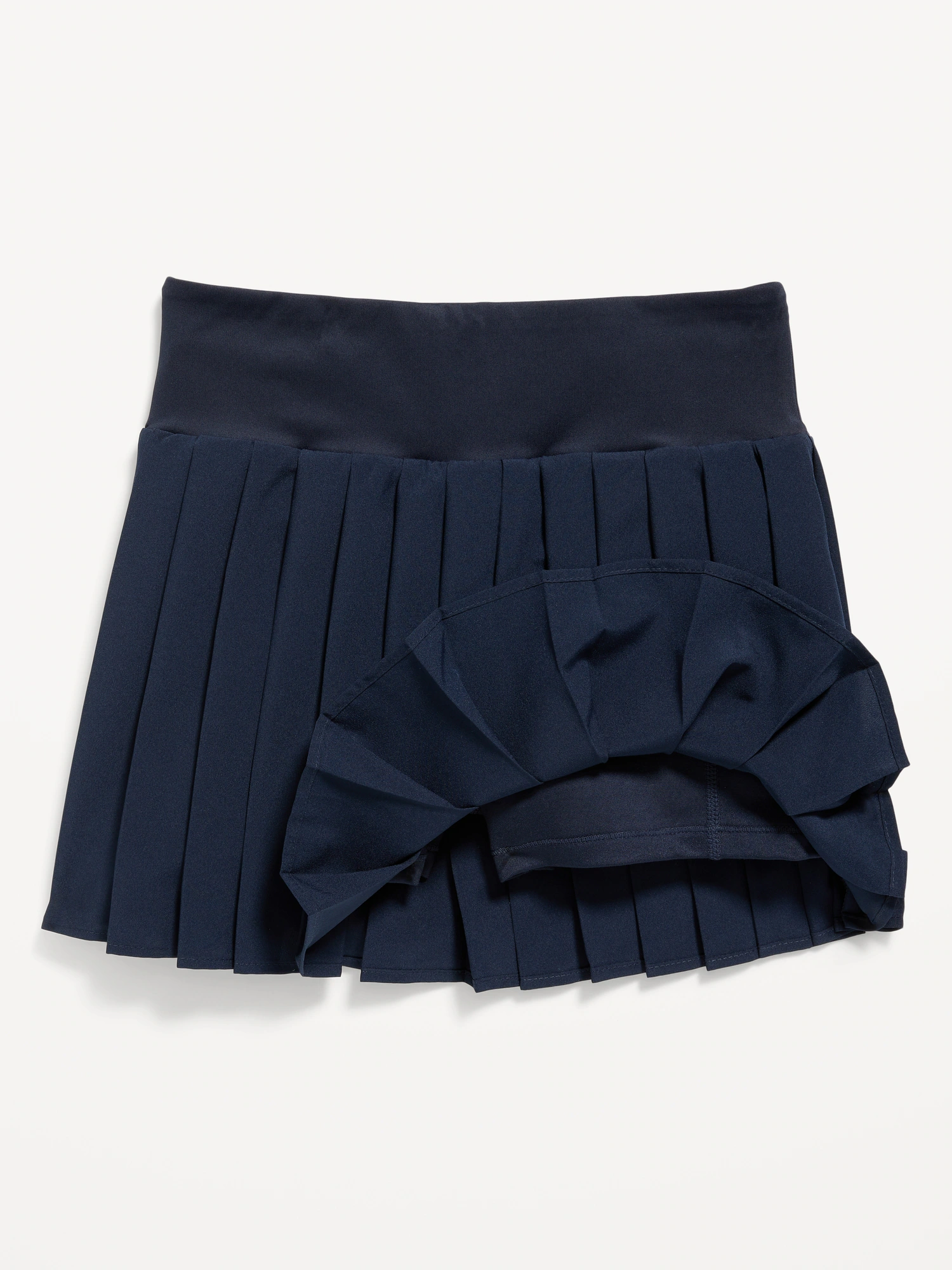 High-Waisted Pleated Performance Skort for Girls 상세 이미지 5