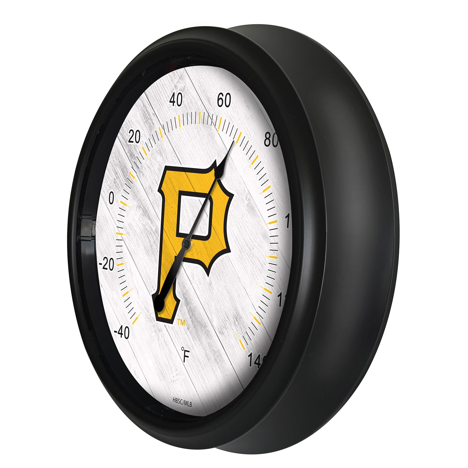 Pittsburgh Pirates 블랙 실내외 겸용 LED 온도계 상세 이미지 3