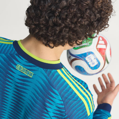 Colombia 26 Away Authentic Long Sleeve Jersey 상세 이미지 7