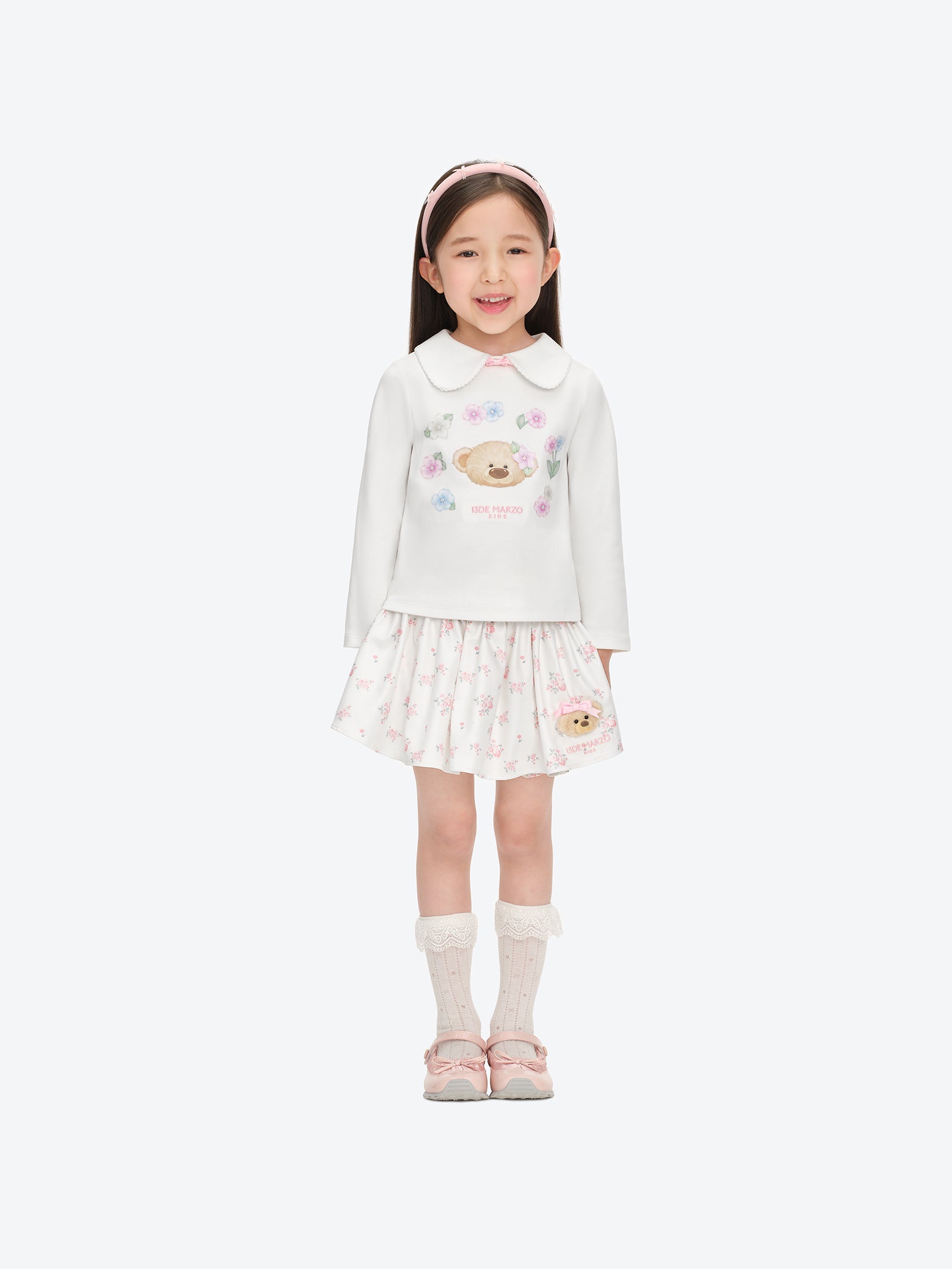 베이비베어 플라워 프린트 블루머 쇼츠 상세 이미지 2