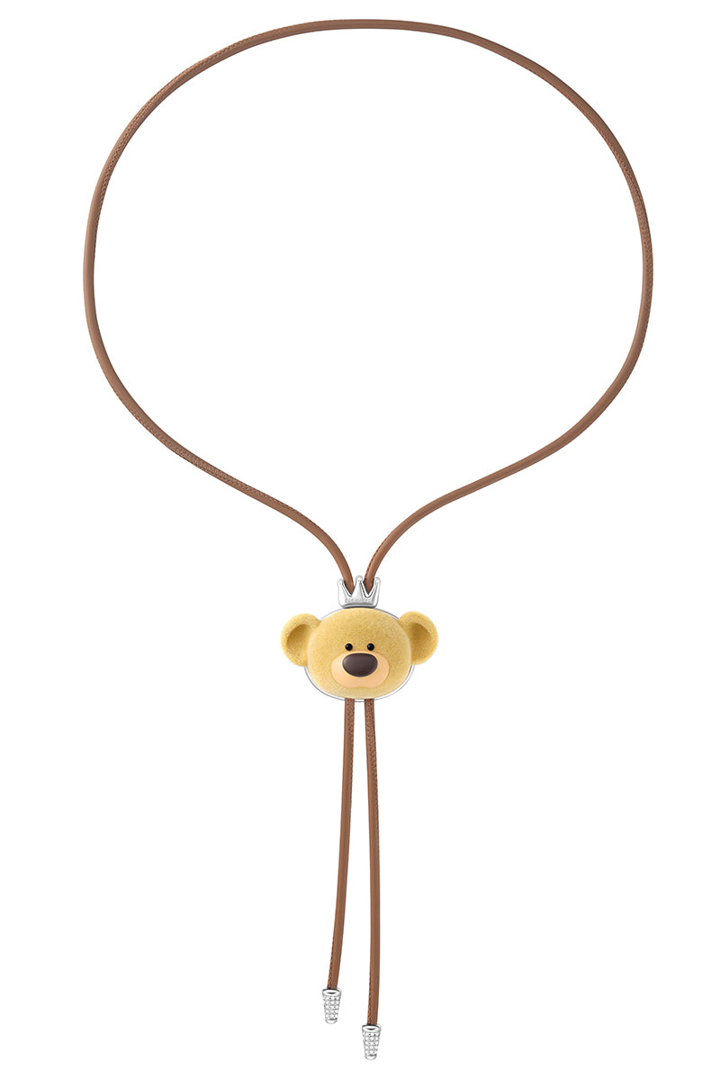 플록 Bear 보타이 목걸이