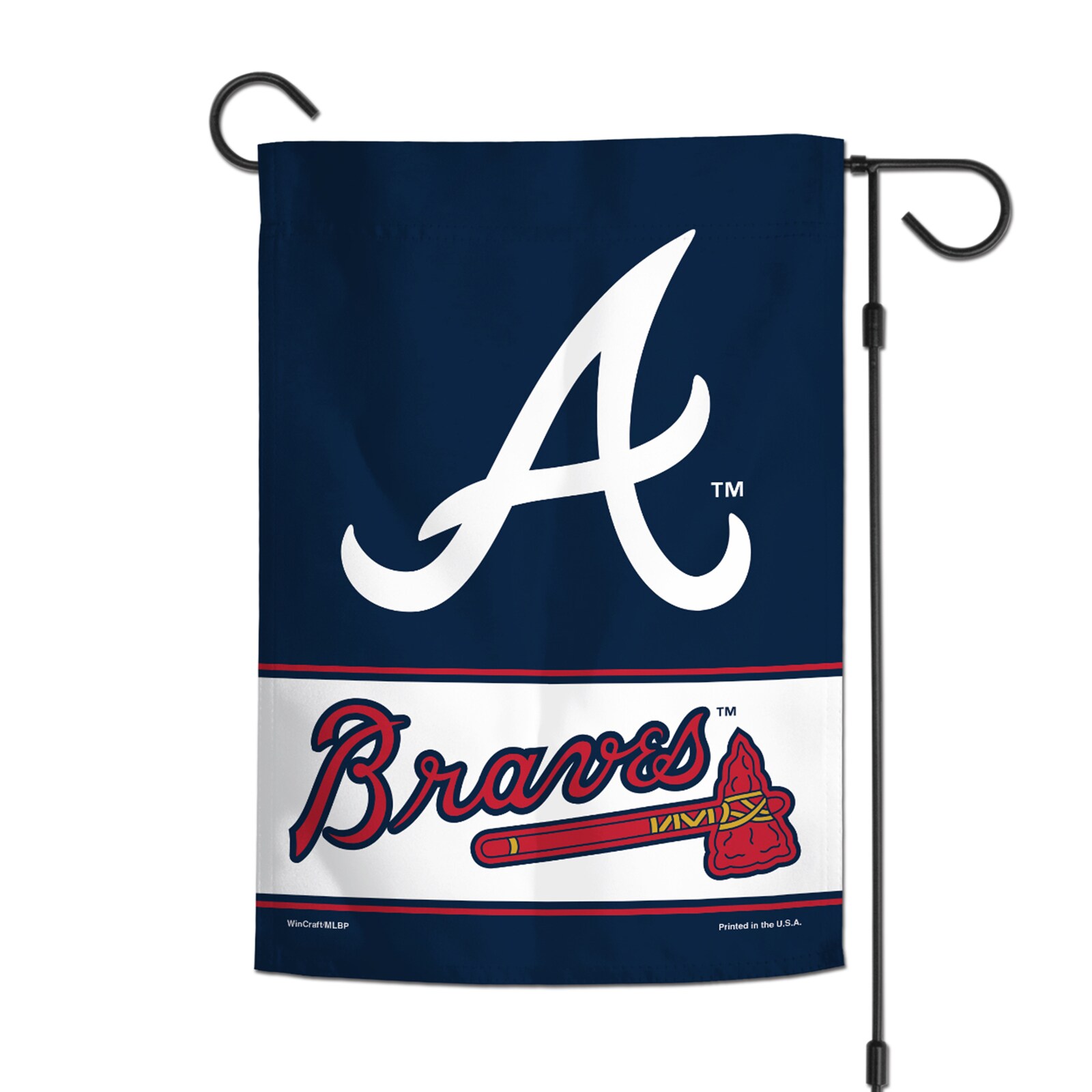 Atlanta Braves WinCraft 12 x 18 양면 가든 플래그 상세 이미지 3