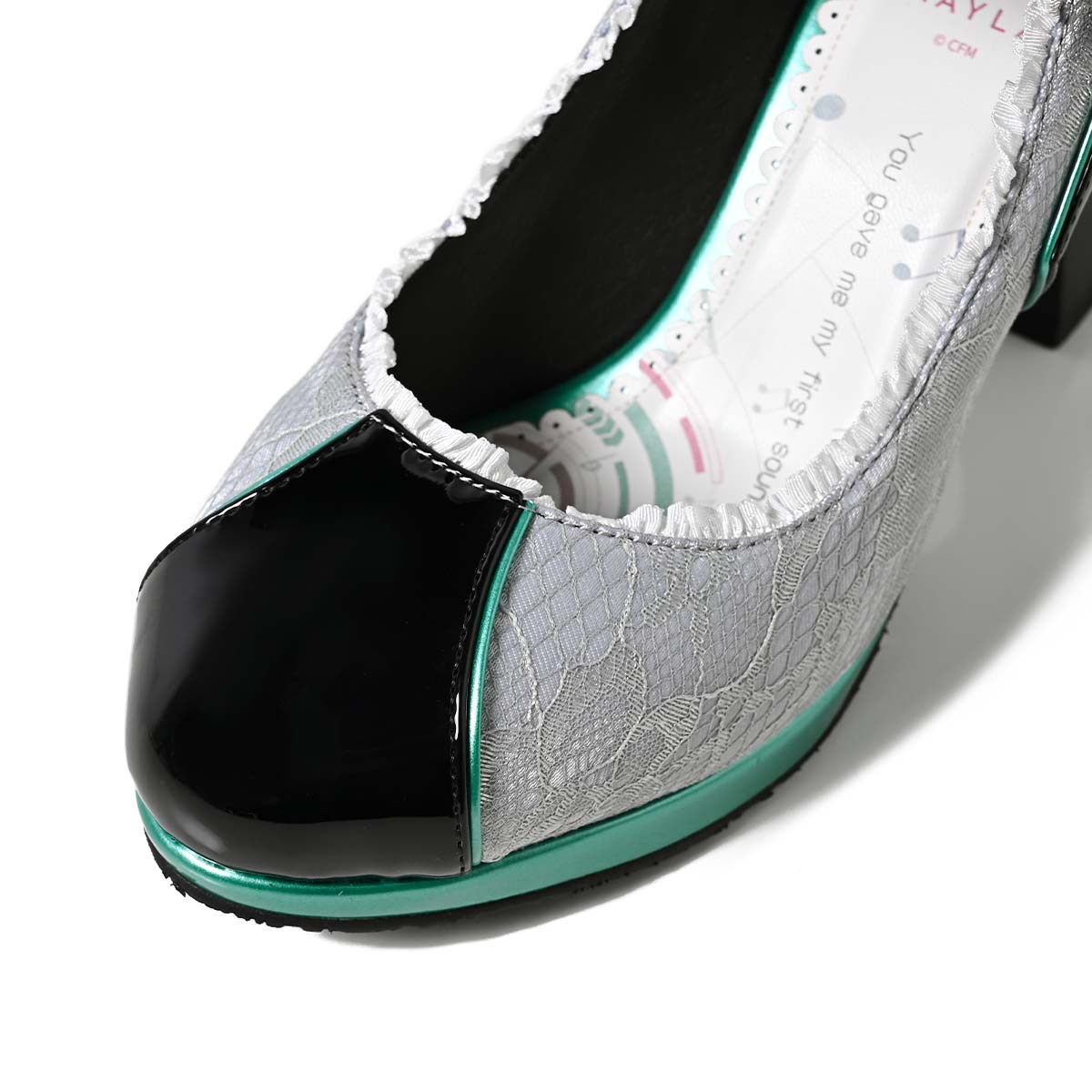 (Goods - Footwear) HATSUNE MIKU ICONIQUE 슈즈 오브제 펌프스 상세 이미지 6