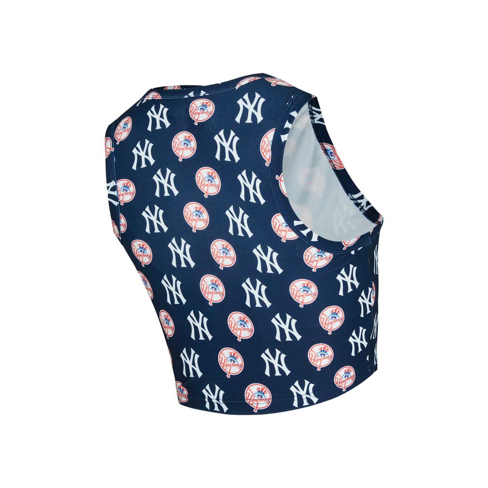 Women's New York Yankees Concepts Sport 네이비 니트 탱크톱 & 스코트 세트 상세 이미지 5