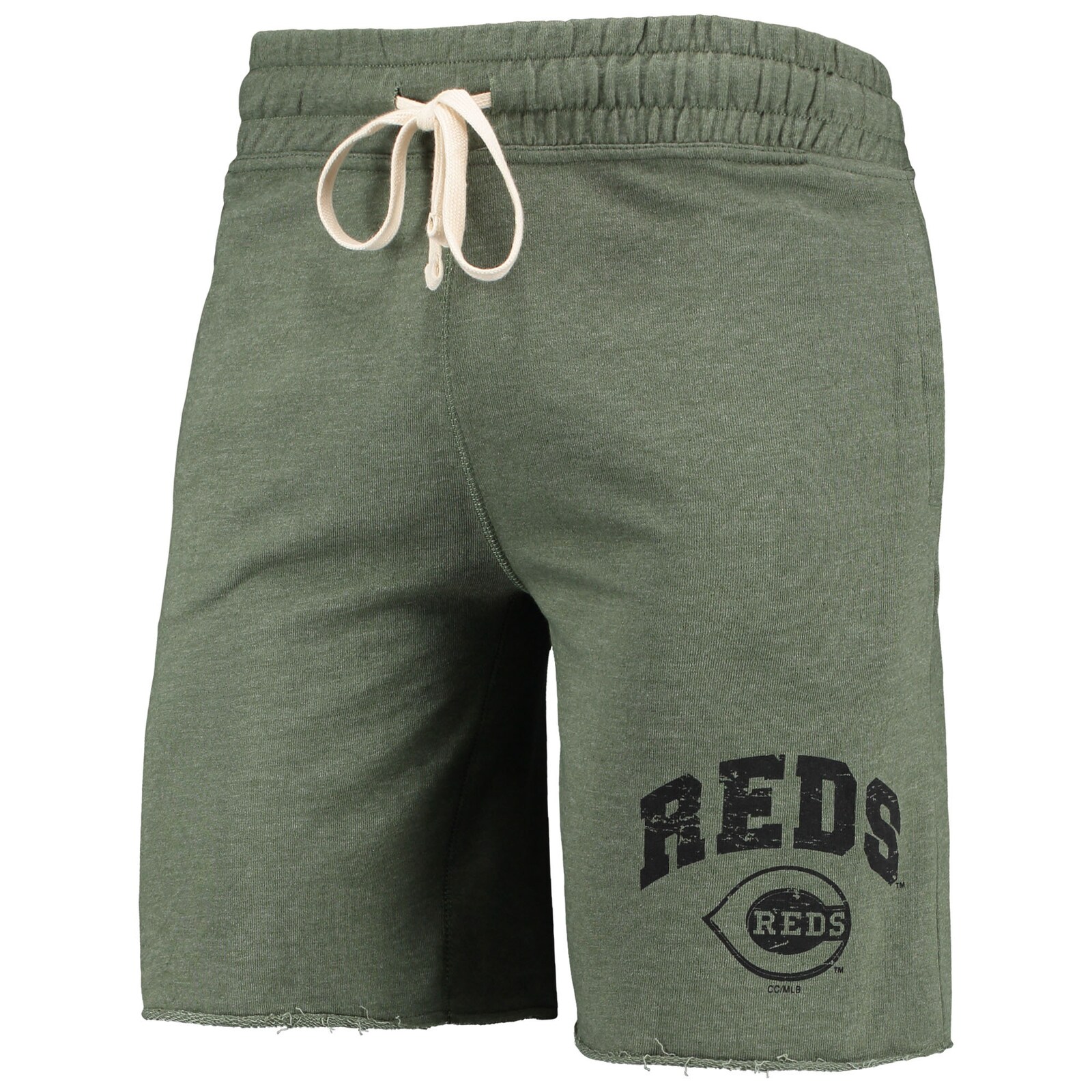 남성용 Cincinnati Reds Concepts Sport 헤더 올리브 Mainstream 트라이블렌드 반바지 상세 이미지 3