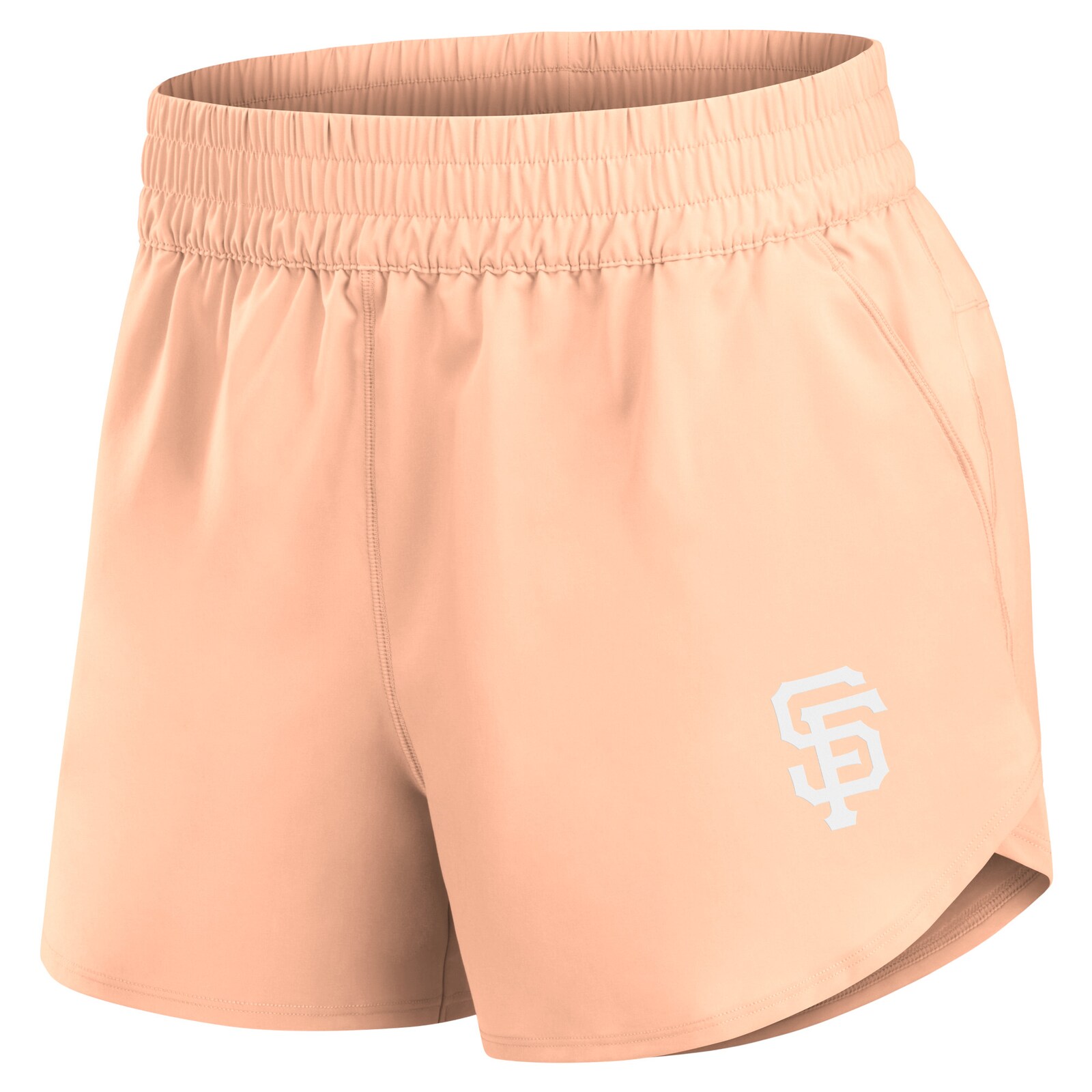 여성용 San Francisco Giants Fanatics 핑크 스튜디오 우븐 바이브 쇼츠 상세 이미지 3