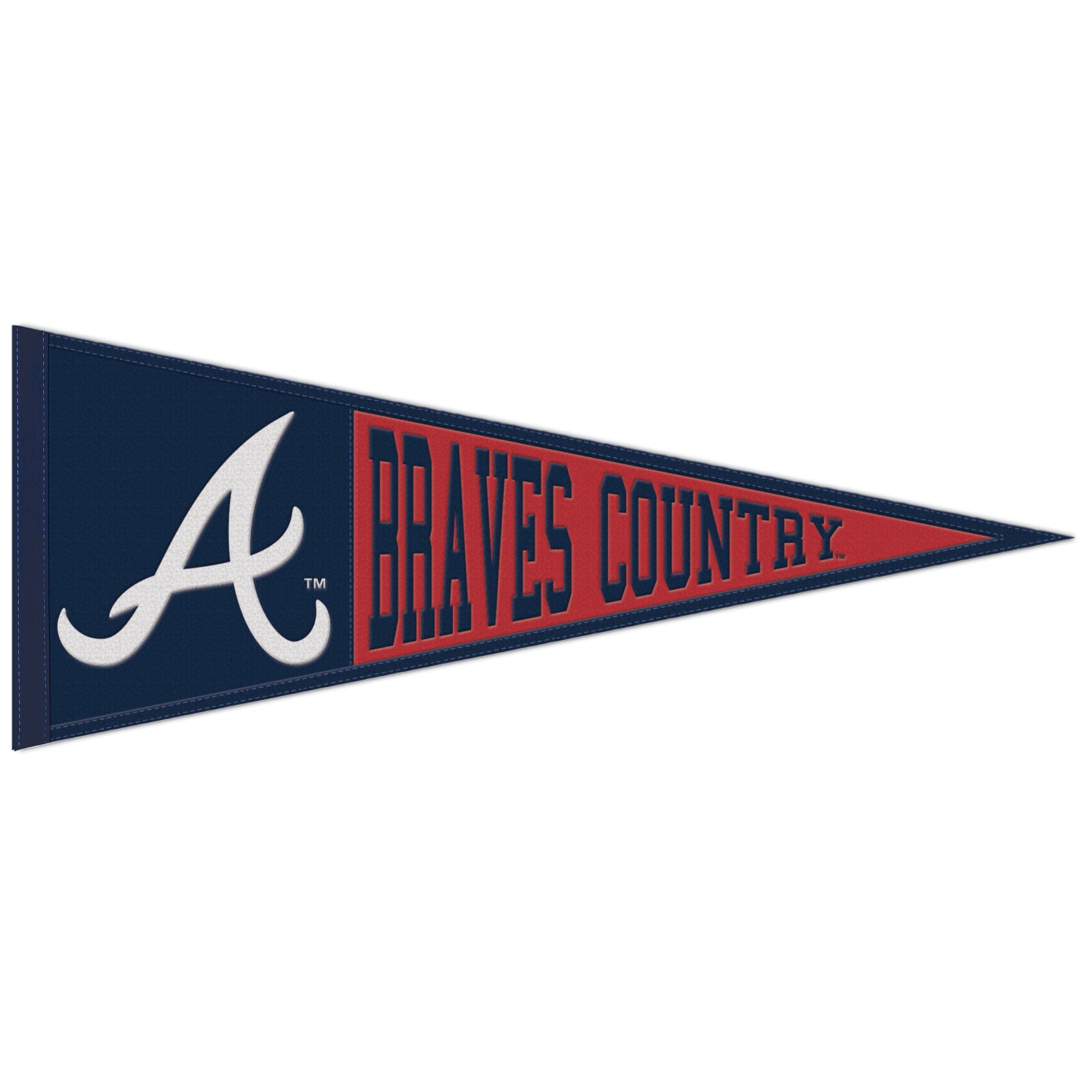 Atlanta Braves WinCraft 13" x 32" 슬로건 페넌트