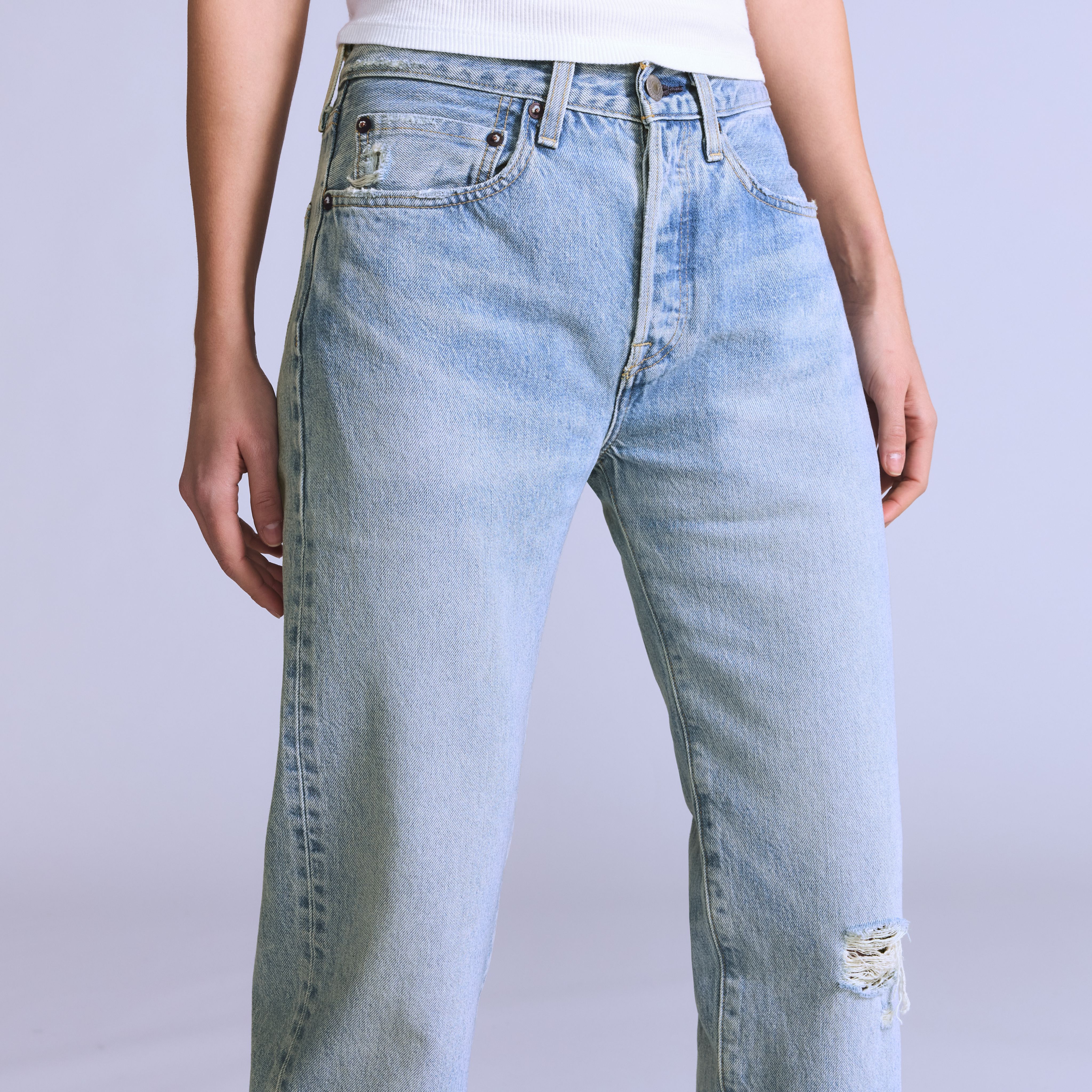 여성 70년대 501® 데님 팬츠 상세 이미지 3