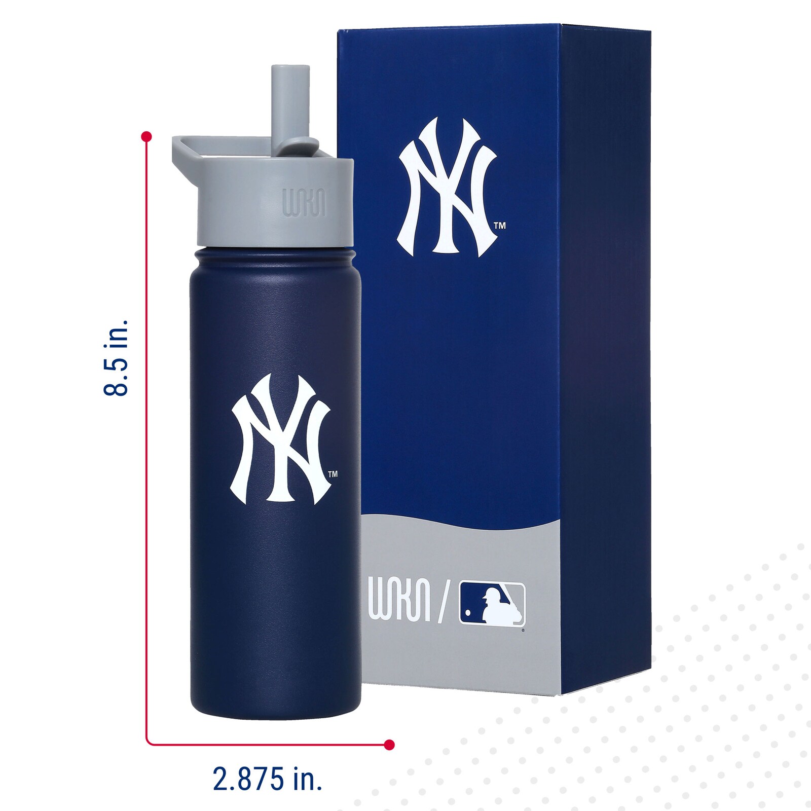 New York Yankees Wildkin 18온스 물병 앤 런치 박스 세트 상세 이미지 4