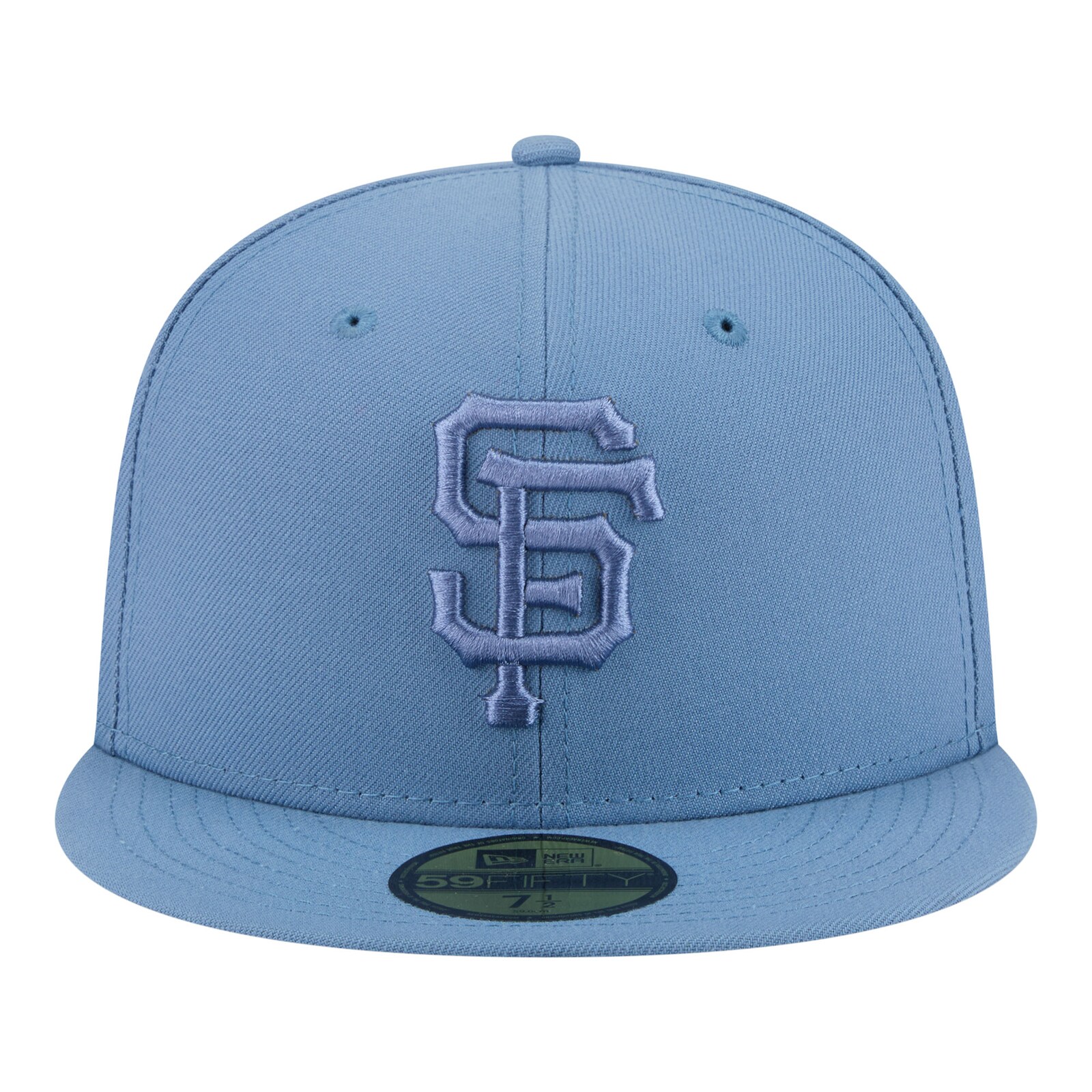 남성용 샌프란시스코 자이언츠 New Era 블루 컬러 팩 59FIFTY 피티드 모자 상세 이미지 3