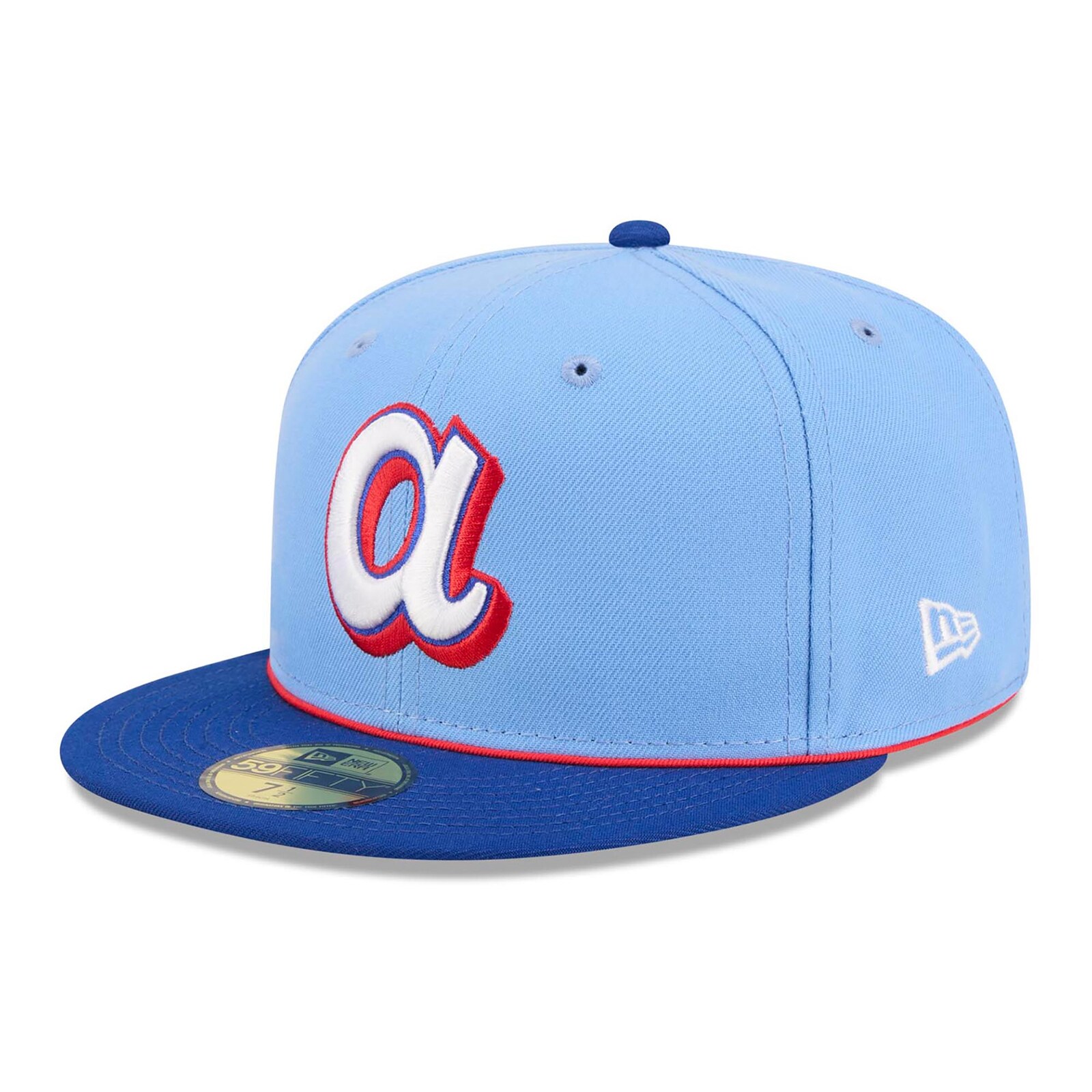 남성용 Atlanta Braves New Era 라이트 블루 2026 City Connect 59FIFTY 피티드 모자