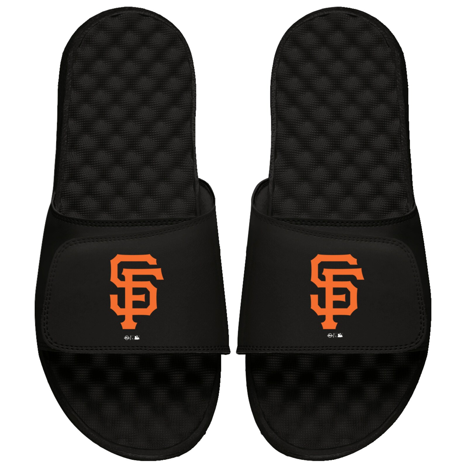 아동용 San Francisco Giants ISlide 블랙 대체 로고 슬라이드 샌들