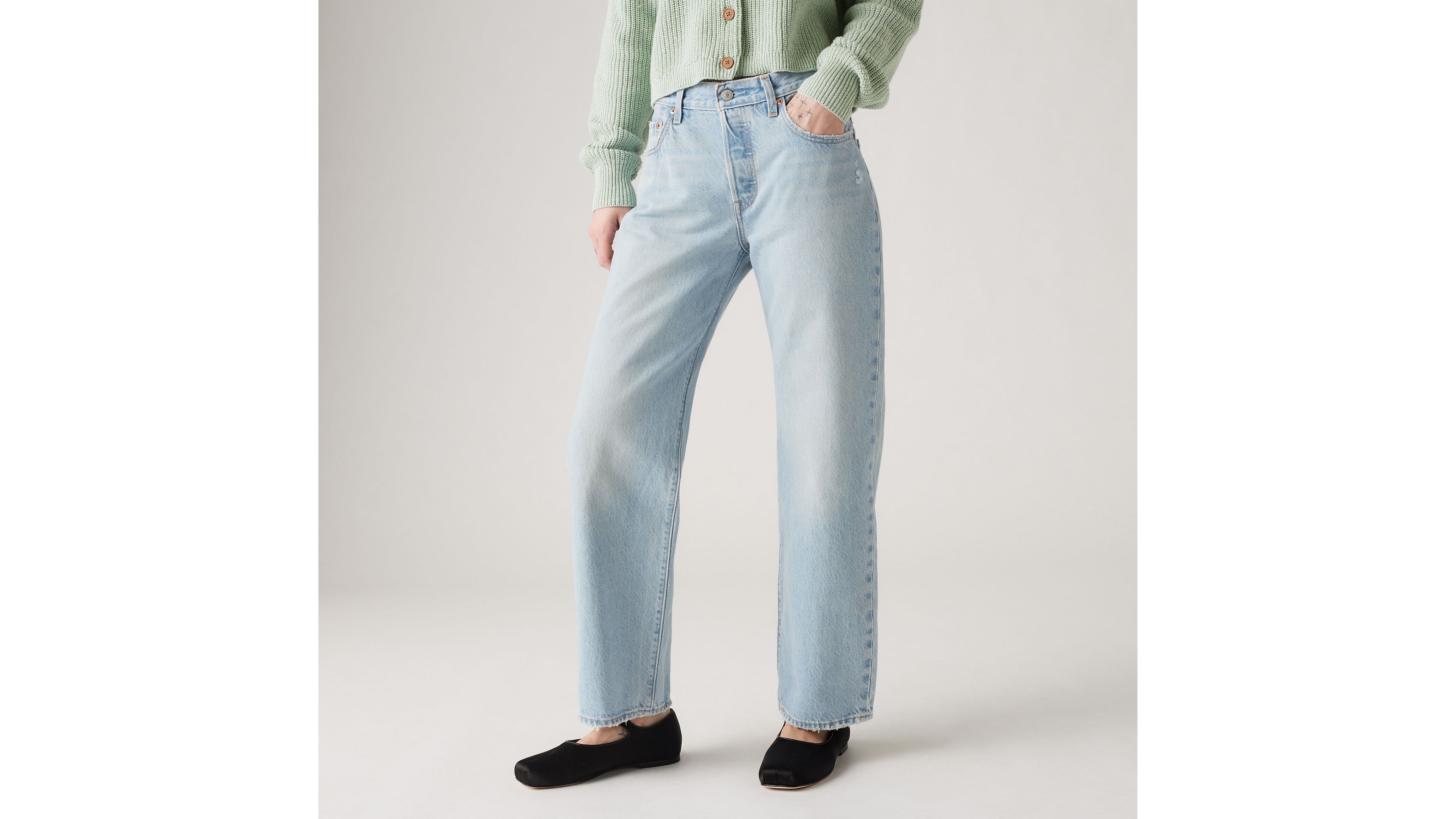 501® '90s 앵클 여성용 청바지 상세 이미지 2