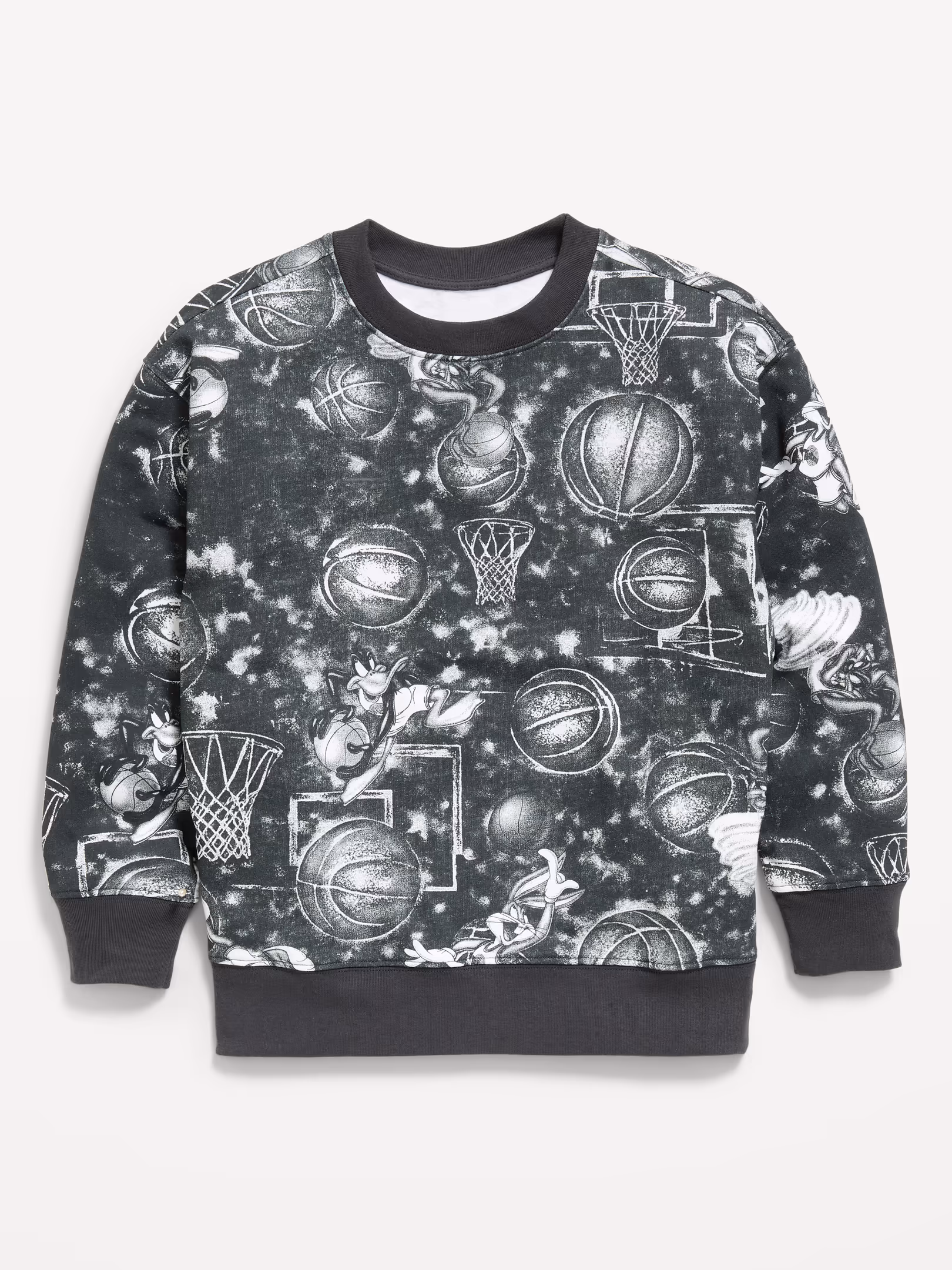 Space Jam™ 아동용 젠더 뉴트럴 오버사이즈 그래픽 스웨트셔츠