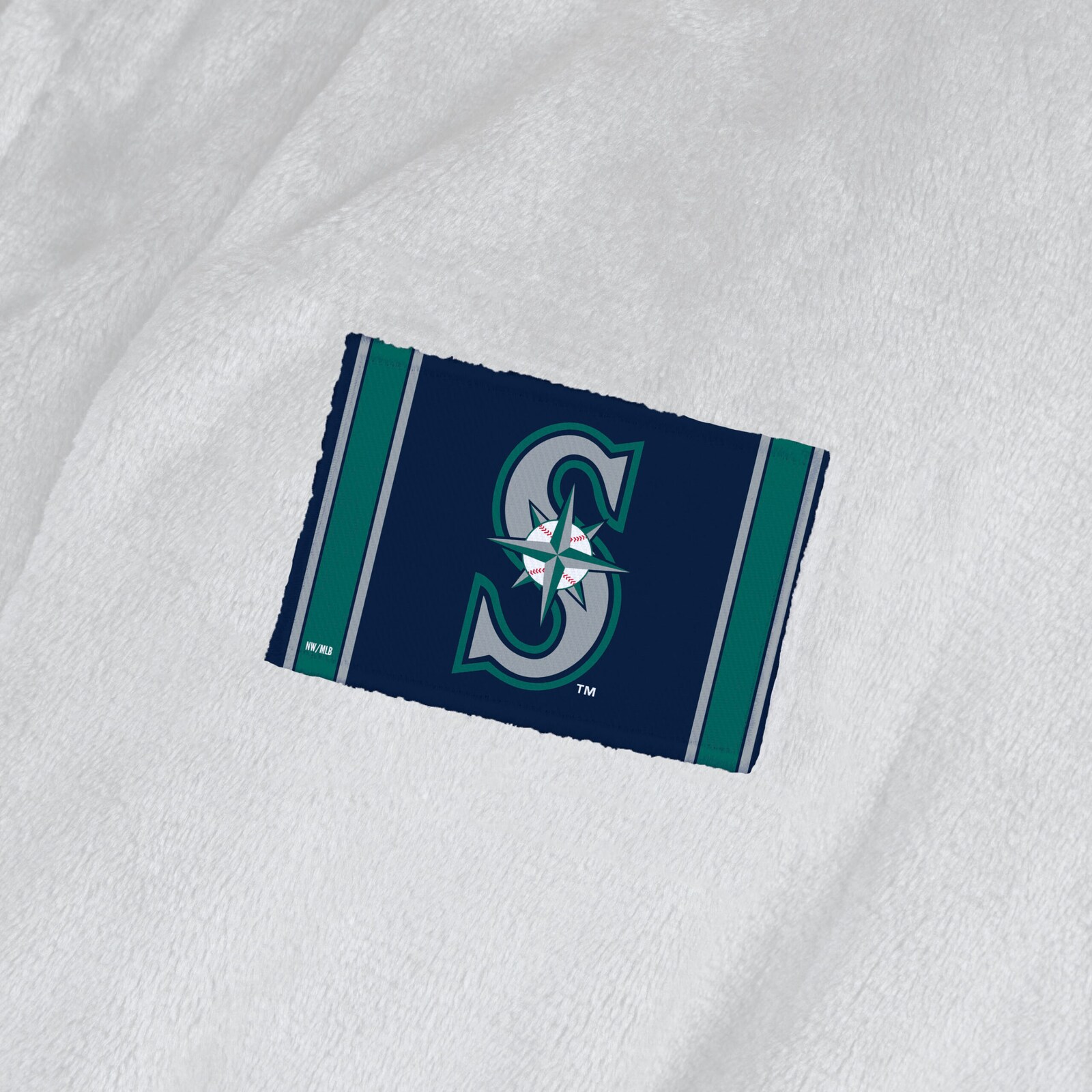여성용 Seattle Mariners The Northwest Group 화이트 실크 터치 로브 상세 이미지 5