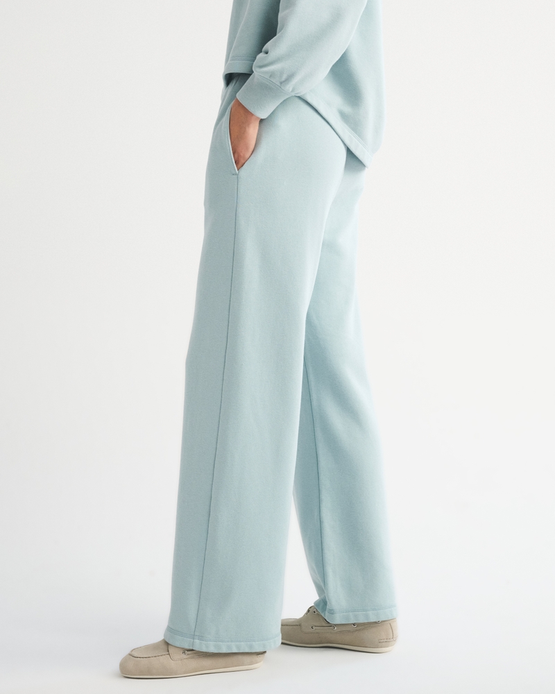 High Rise Sunday Terry Wide Leg Sweatpant 상세 이미지 4
