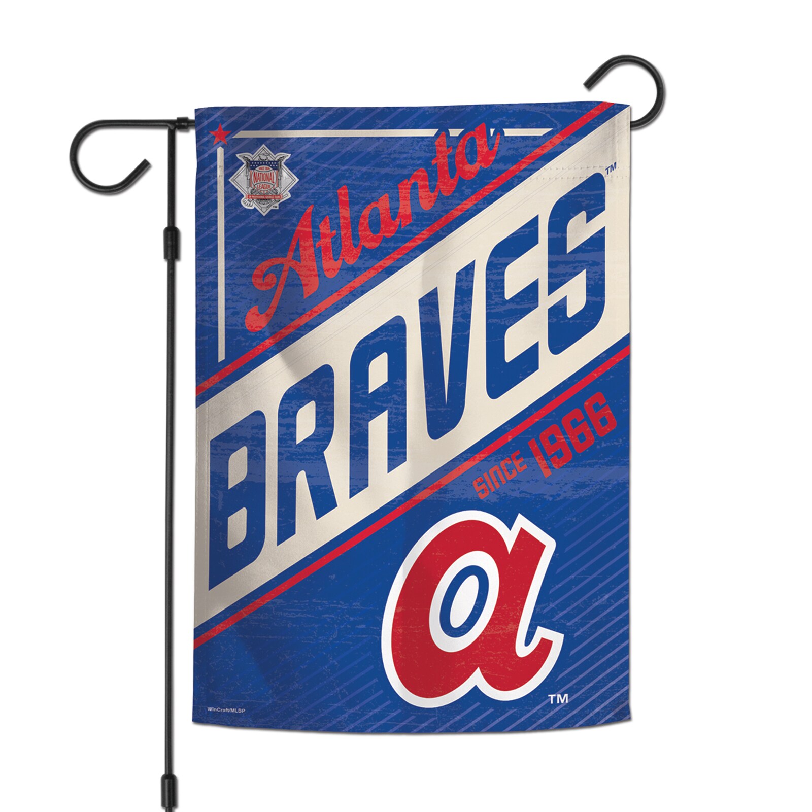 Atlanta Braves 양면 12'' x 18'' 가든 깃발 상세 이미지 2