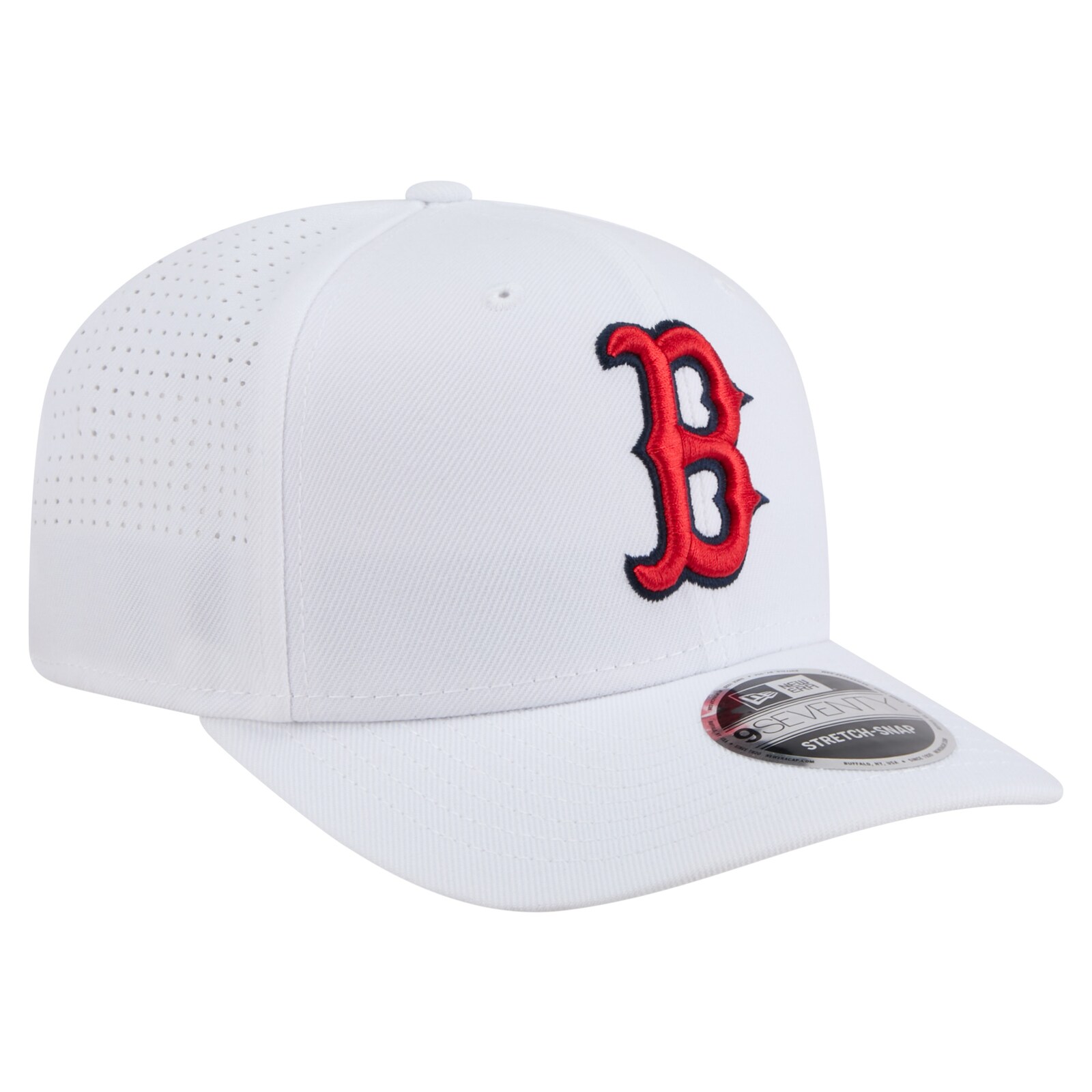 남성용 Boston Red Sox New Era 화이트 COOLERA 9SEVENTY 조절식 모자 상세 이미지 4