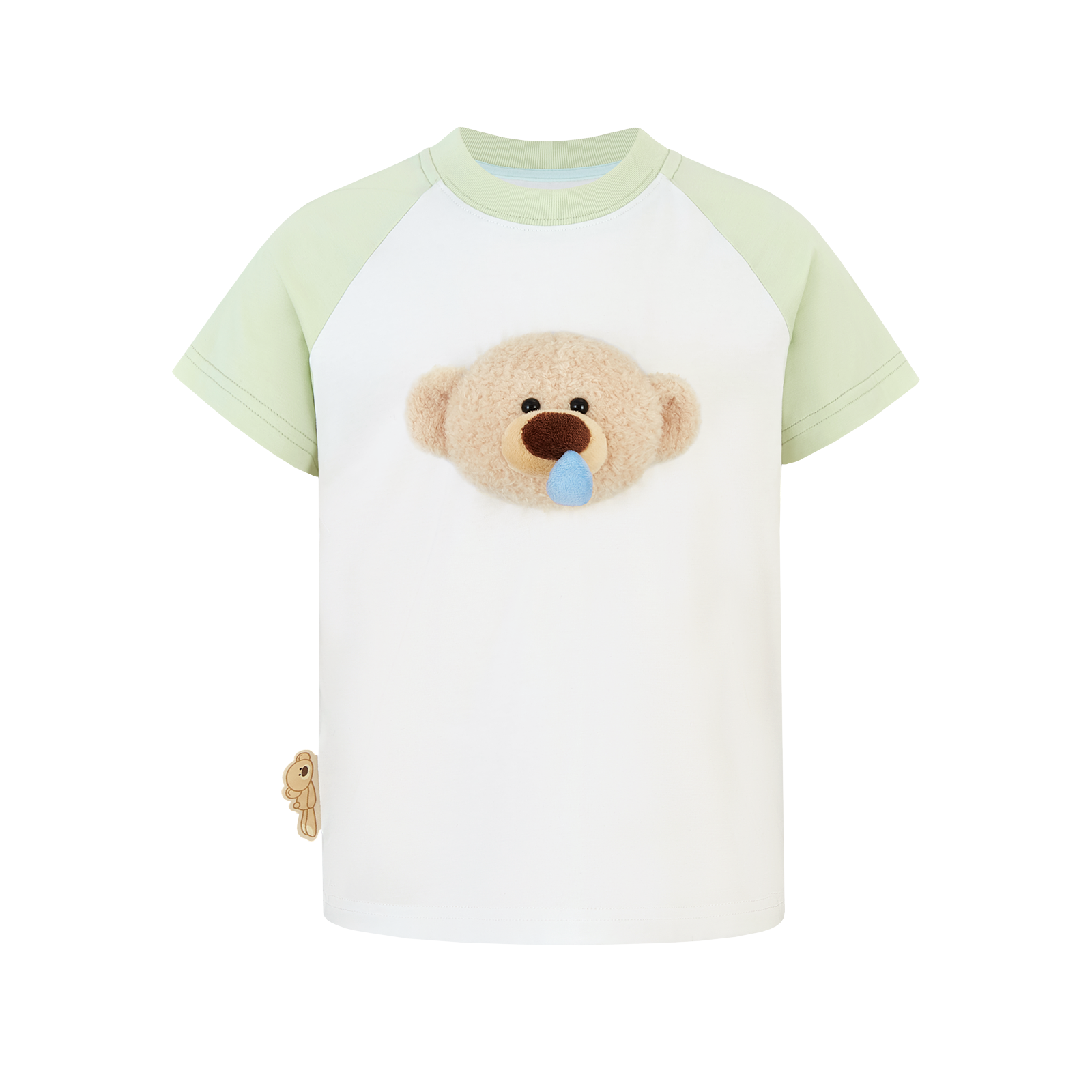 BabyBear 멍한 표정 티셔츠 그린