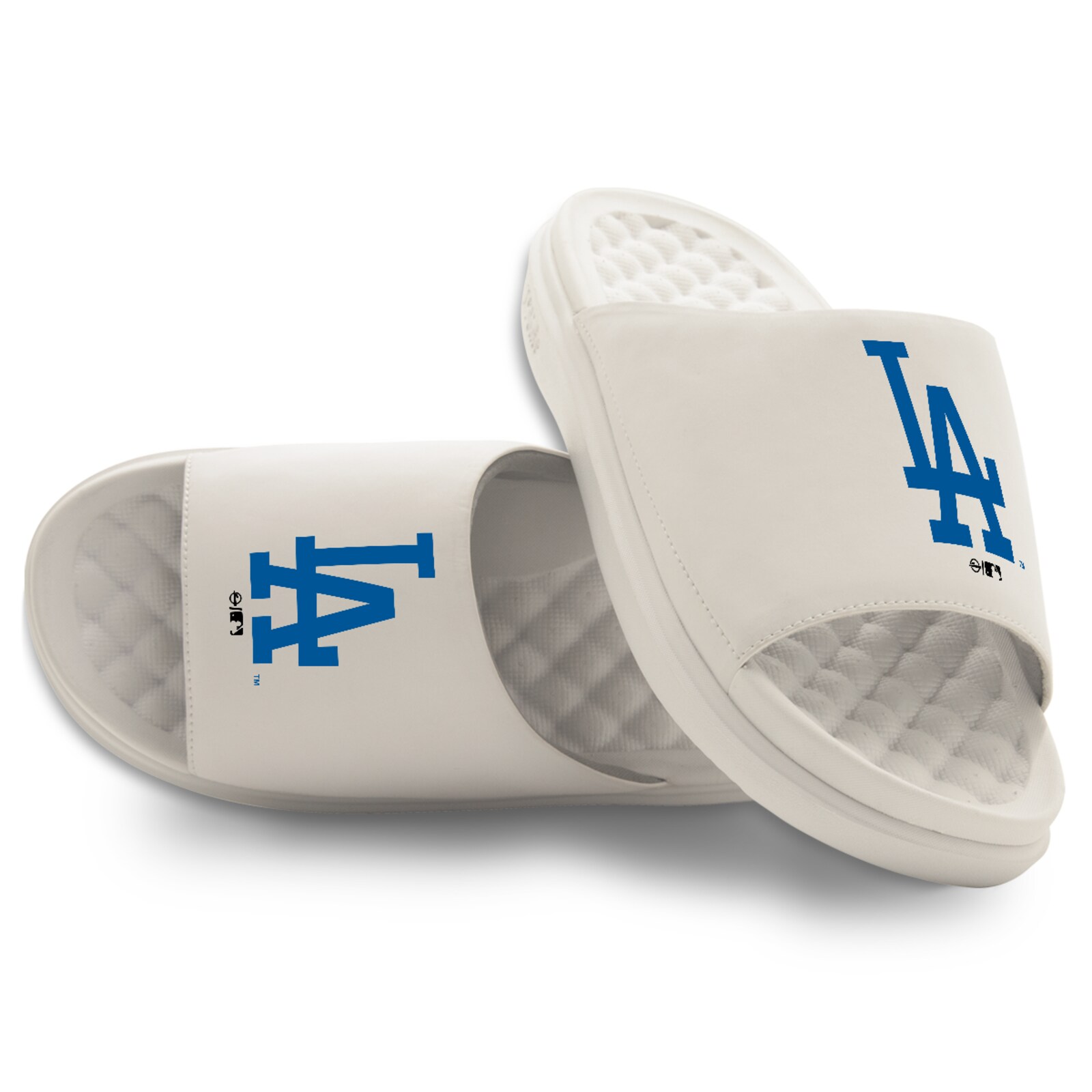 유소년 Los Angeles Dodgers ISlide 크림 얼터네이트 모티브 슬라이드 샌들 상세 이미지 2
