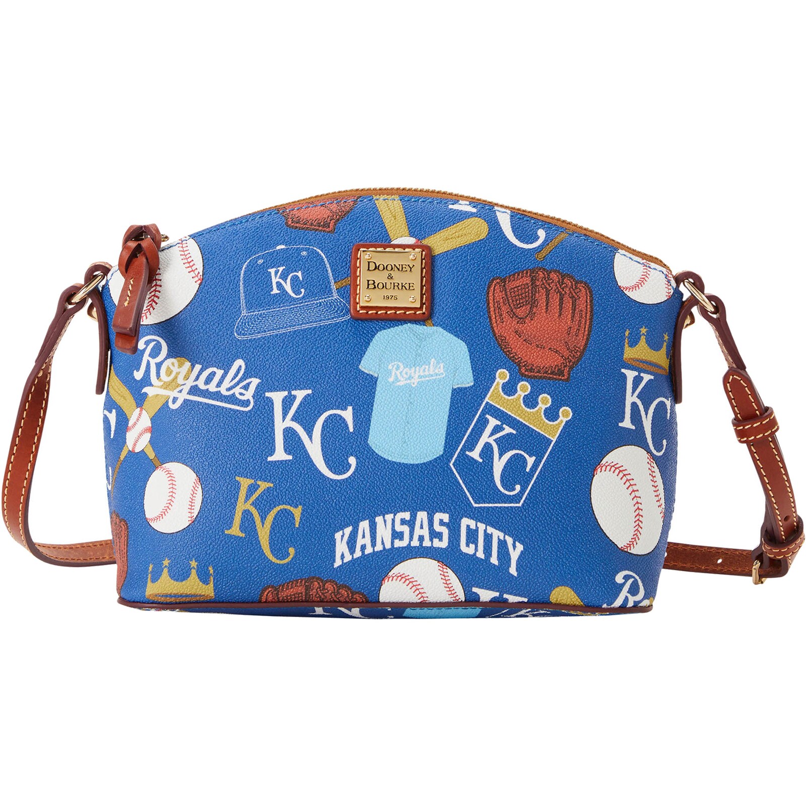 여성용 Kansas City Royals Dooney & Bourke Game Day Suki 크로스바디 백