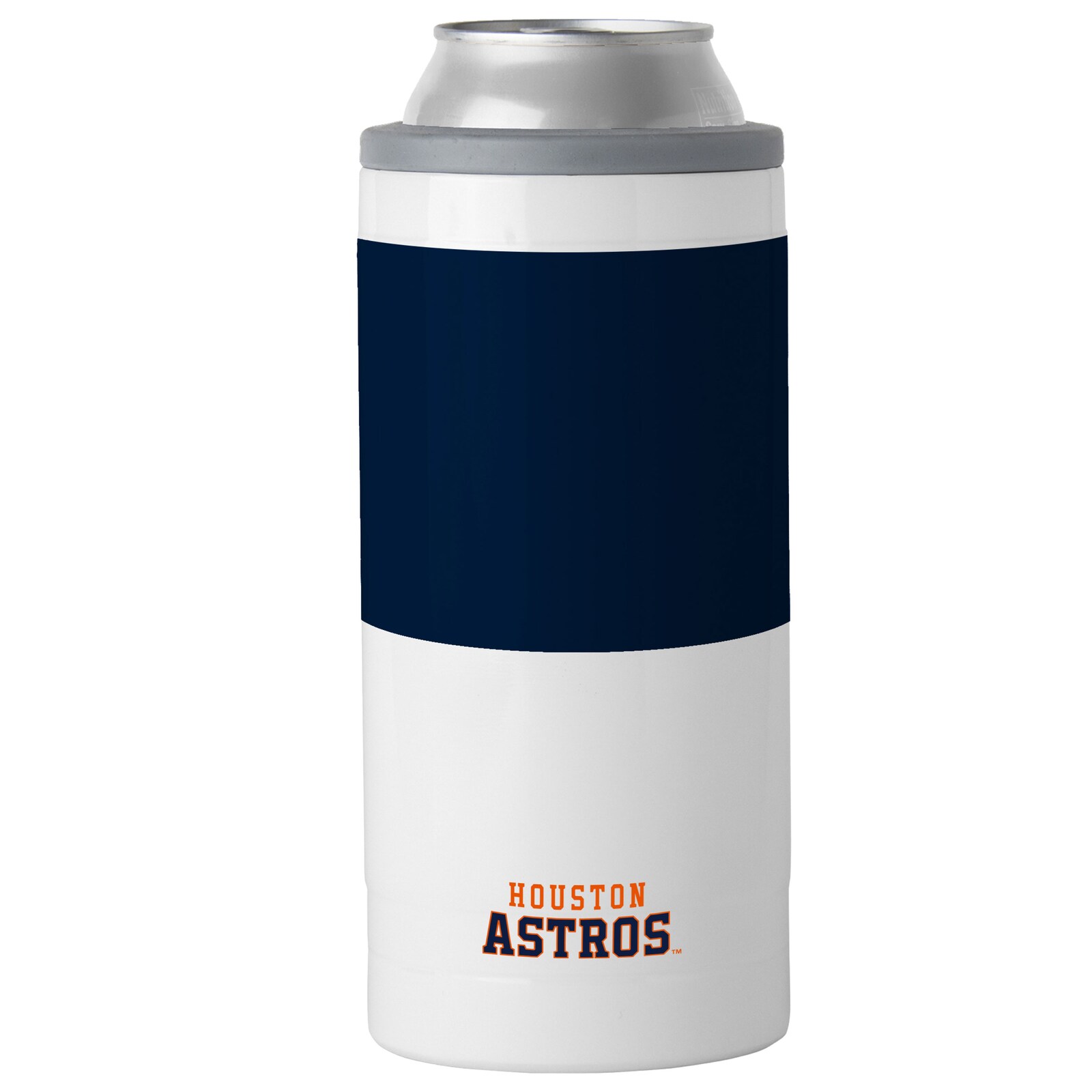 Houston Astros 12온스 팀 컬러블록 슬림 캔 쿨러 상세 이미지 3