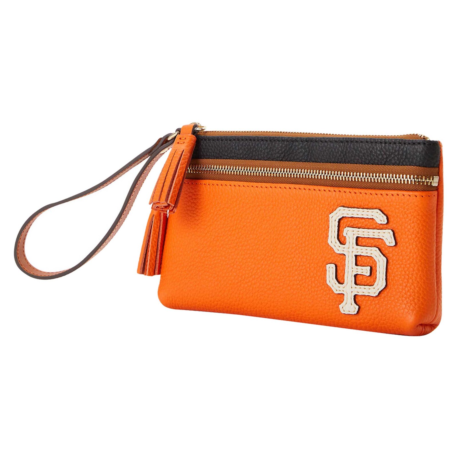 San Francisco Giants Dooney & Bourke Infield 더블 지퍼 손목지갑 상세 이미지 2