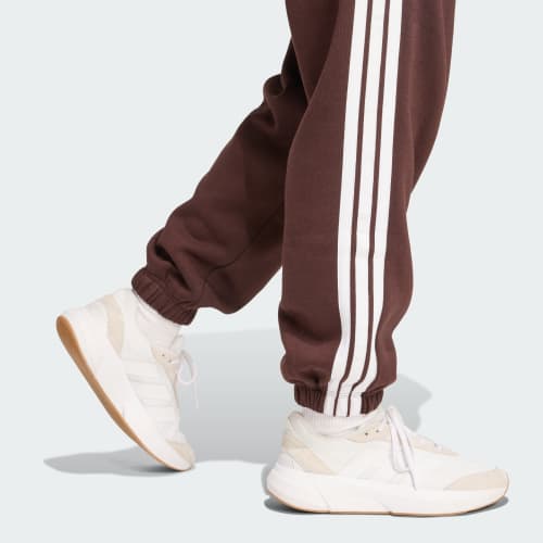 Essentials 3-Stripes Fleece Loose-Fit Pants 상세 이미지 5