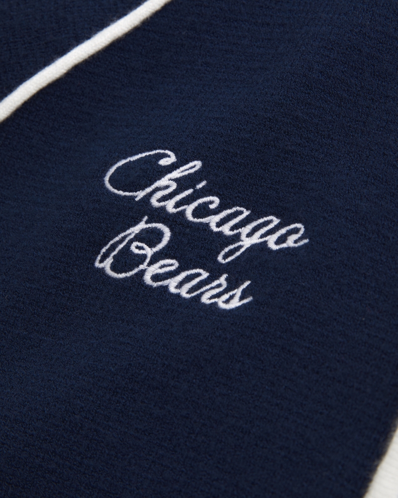 Chicago Bears Mockneck Zipper Cardigan 상세 이미지 9