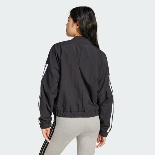 Essentials 3-Stripes Lifestyle Woven Bomber Jacket 상세 이미지 2