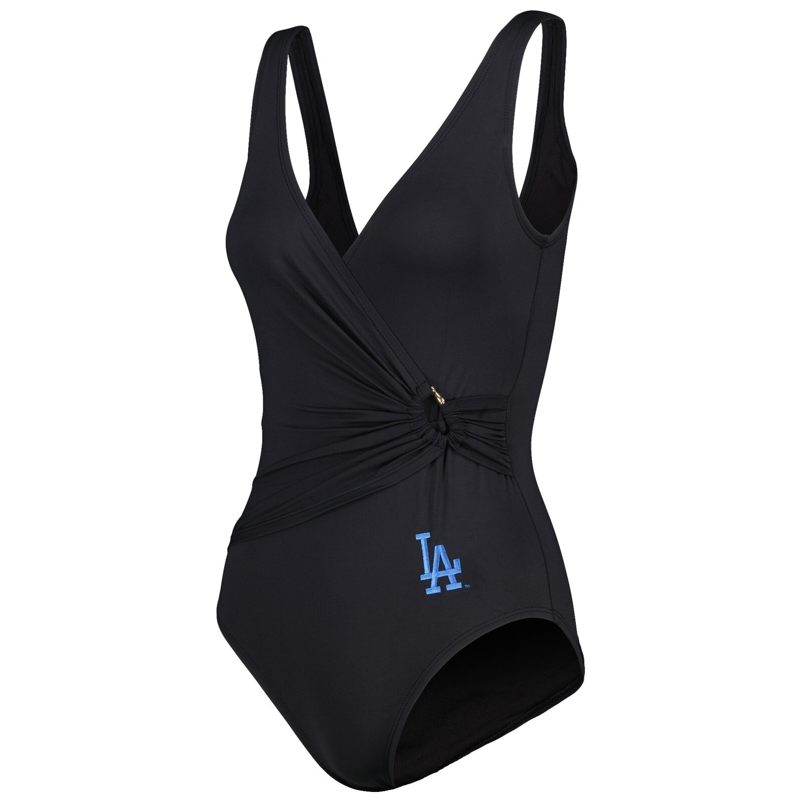 여성용 Los Angeles Dodgers Tommy Bahama 블랙 펄 클라라 원피스 수영복 상세 이미지 3