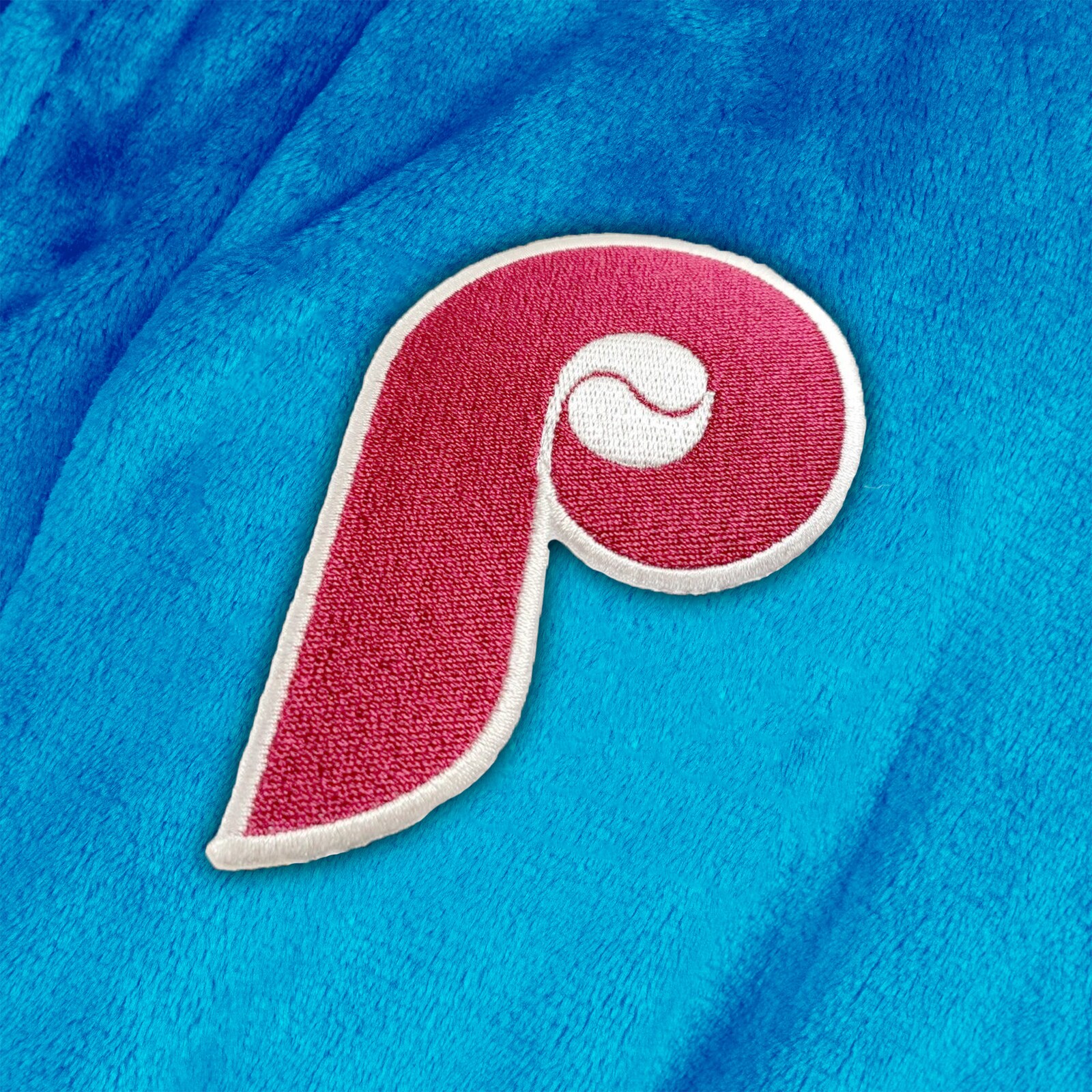 Philadelphia Phillies The Northwest Group 라이트 블루 실크 터치 남성 로브 상세 이미지 5