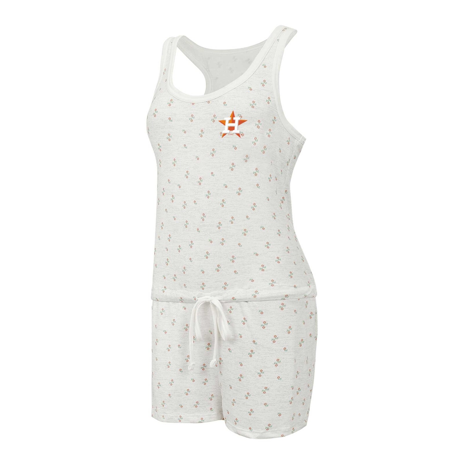 여성용 Houston Astros Concepts Sport 크림 Gardner Hacci 니트 롬퍼 상세 이미지 6