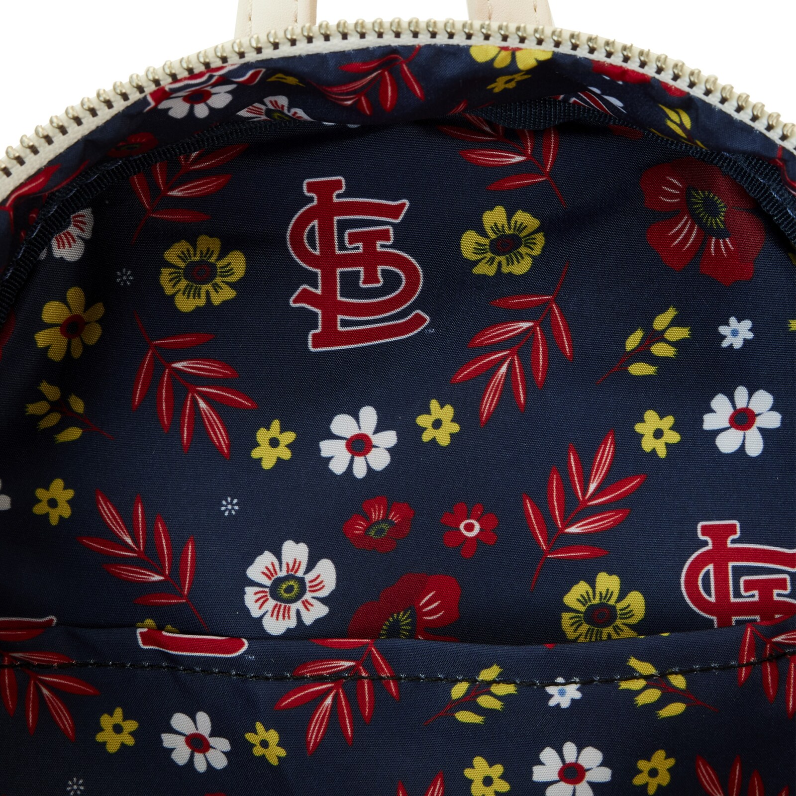 St. Louis Cardinals Loungefly 플로럴 미니 백팩 상세 이미지 7